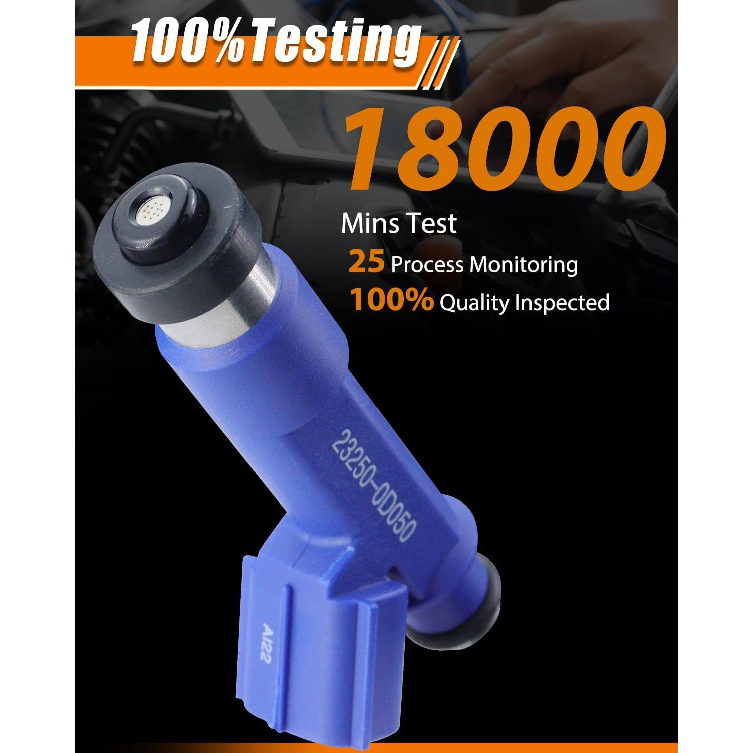 Inyectores de Combustible ABENLY 23250-0D050 Juego de 4