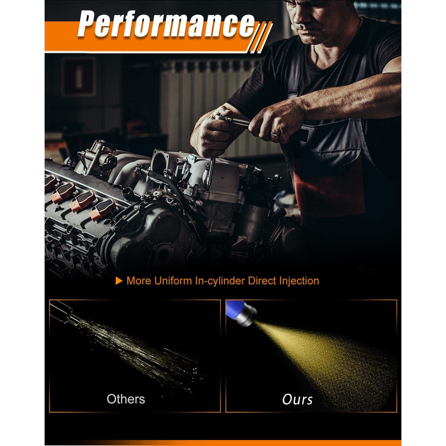 Inyectores de Combustible ABENLY 23250-0D050 Juego de 4