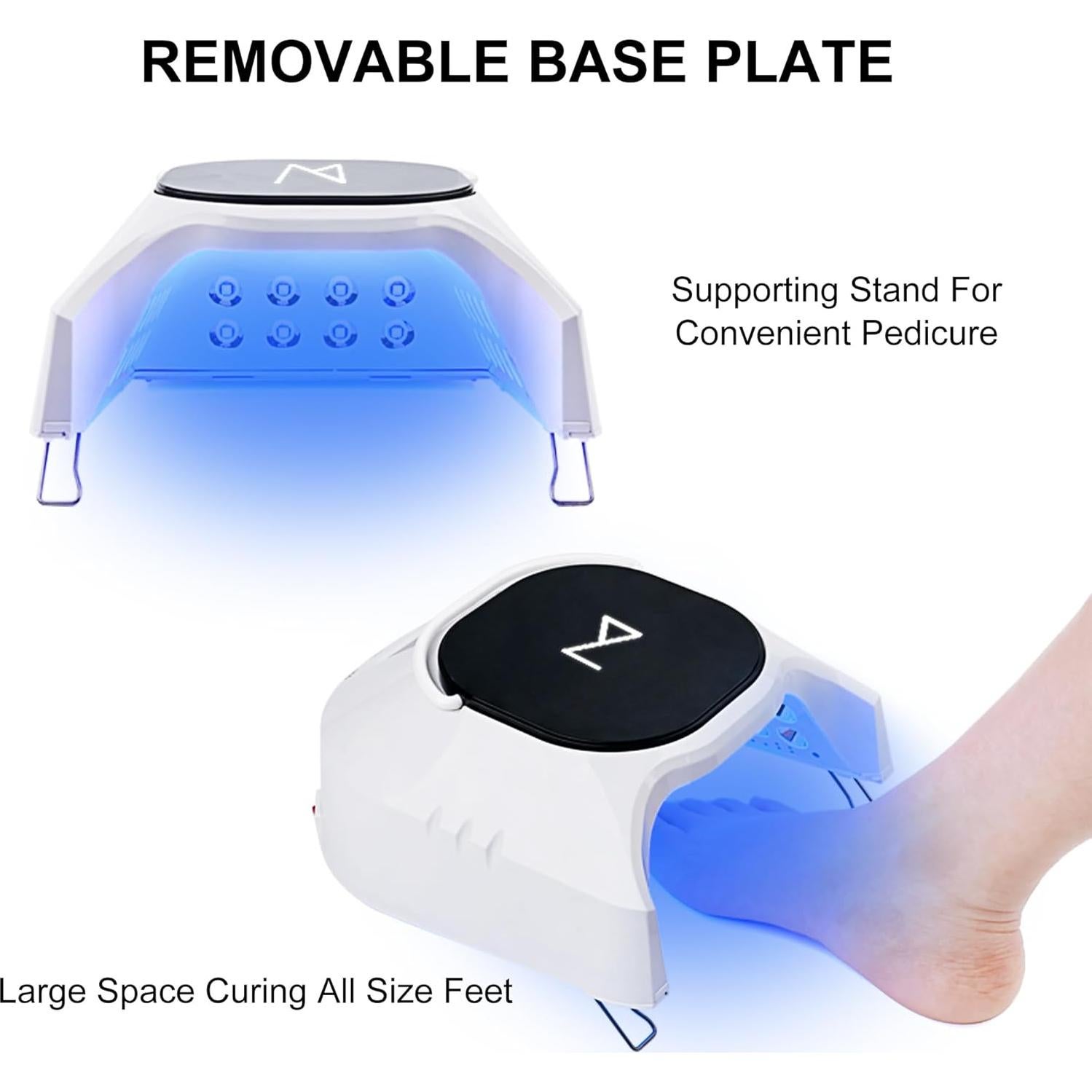 Lámpara de Uñas M GlowPro 86W Inalámbrica UV LED Púrpura