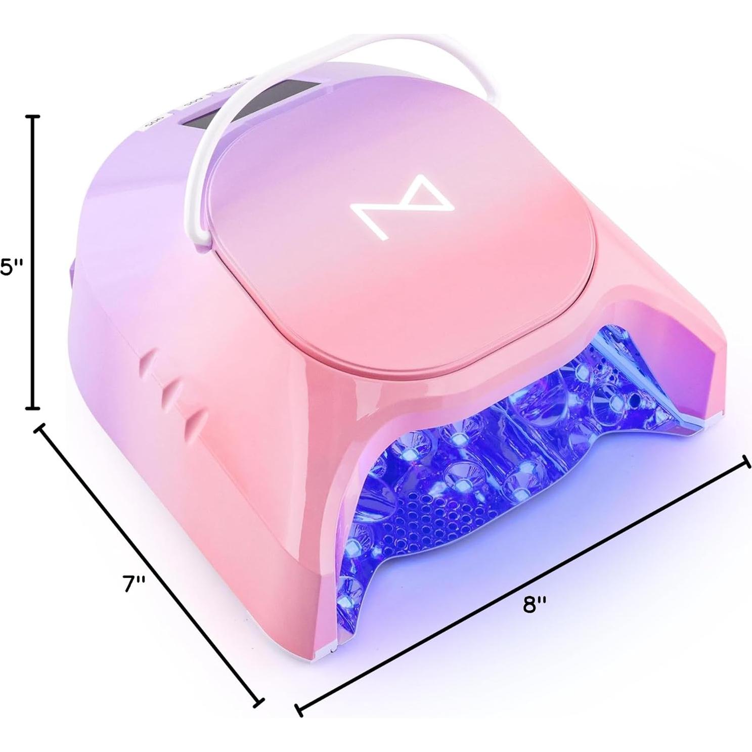 Lámpara de Uñas M GlowPro 86W Inalámbrica UV LED Púrpura
