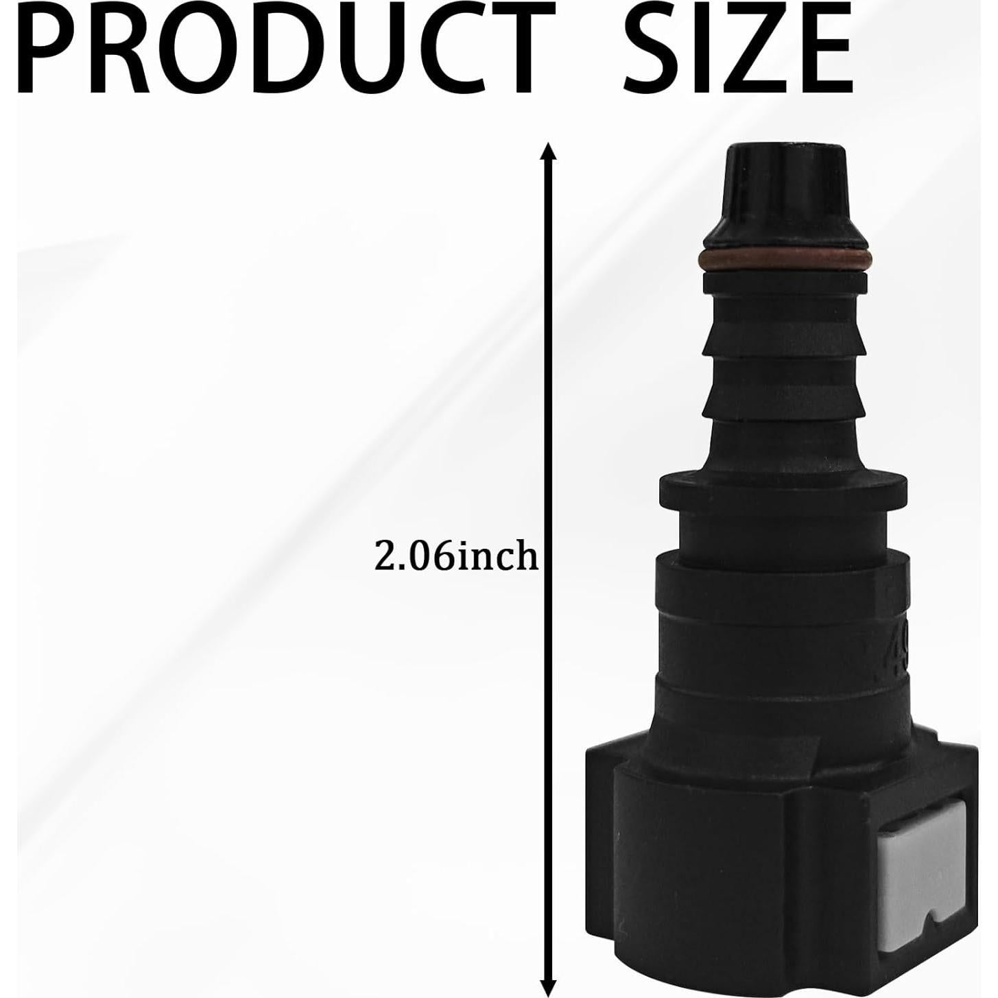 Conector Rápido de Combustible Msyuusr 9.49mm Nylon 2 Pcs