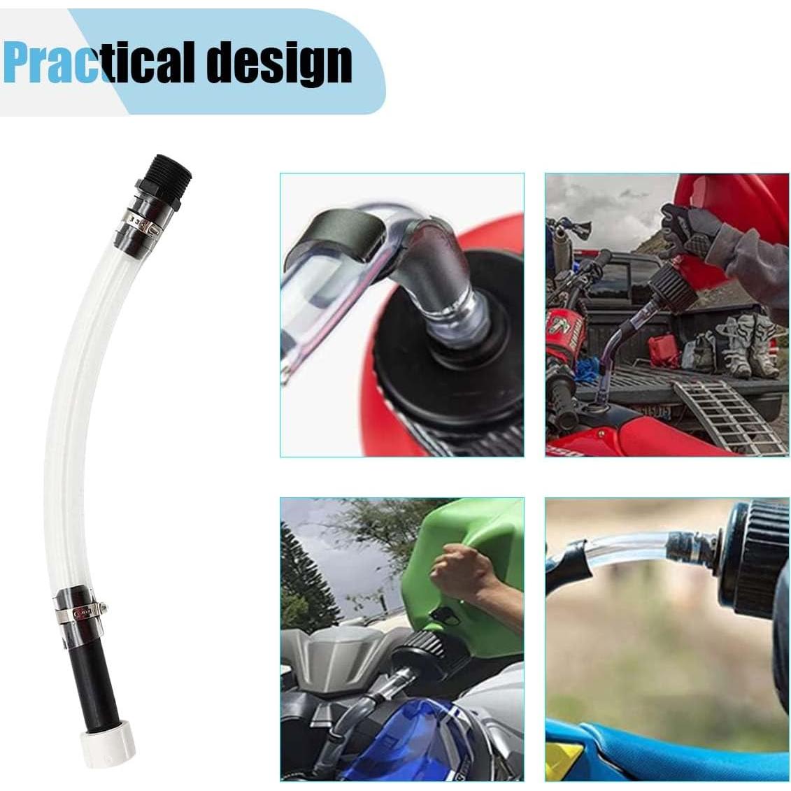 Manguera de combustible SMILFUY 35,31 cm con filtro negro