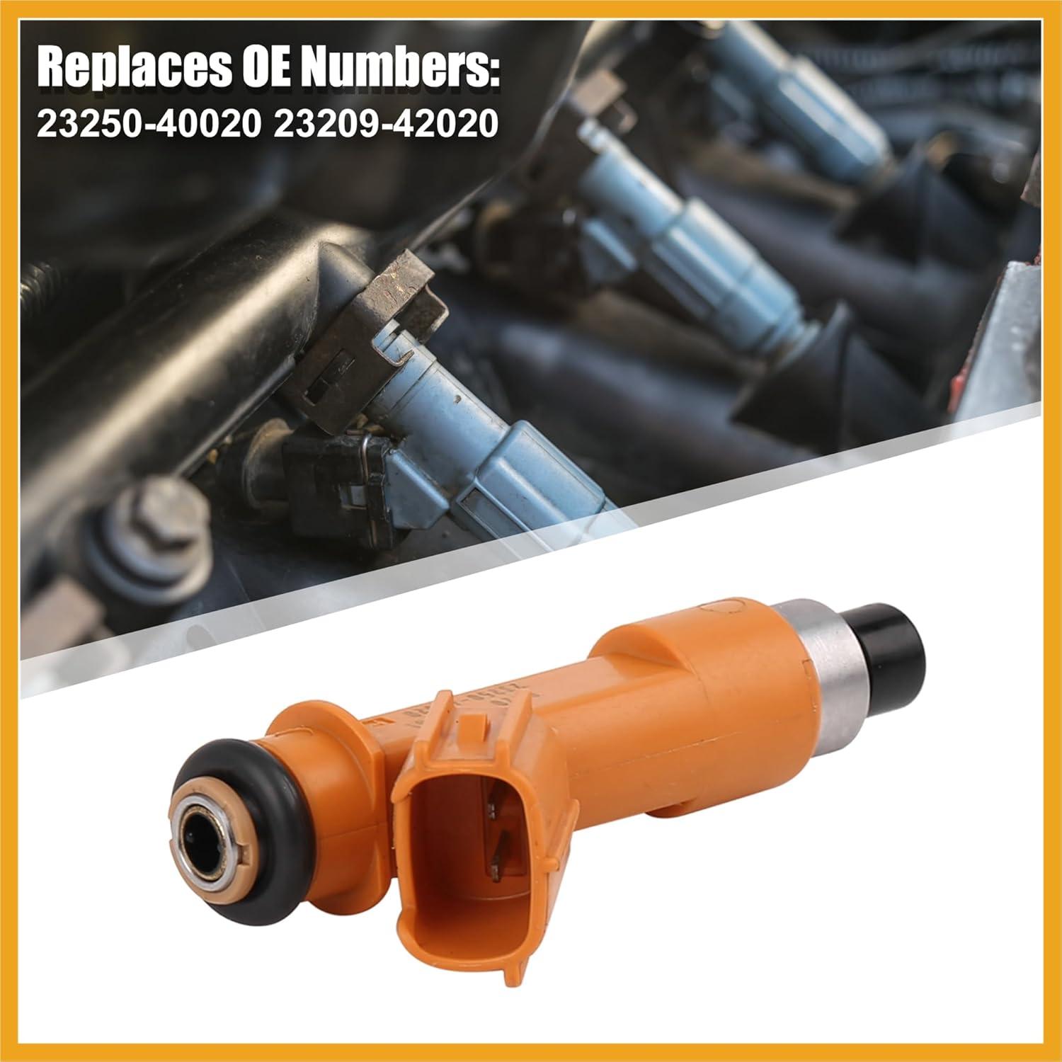 Inyector de Combustible Partuto para Toyota Aygo Yaris 1.0