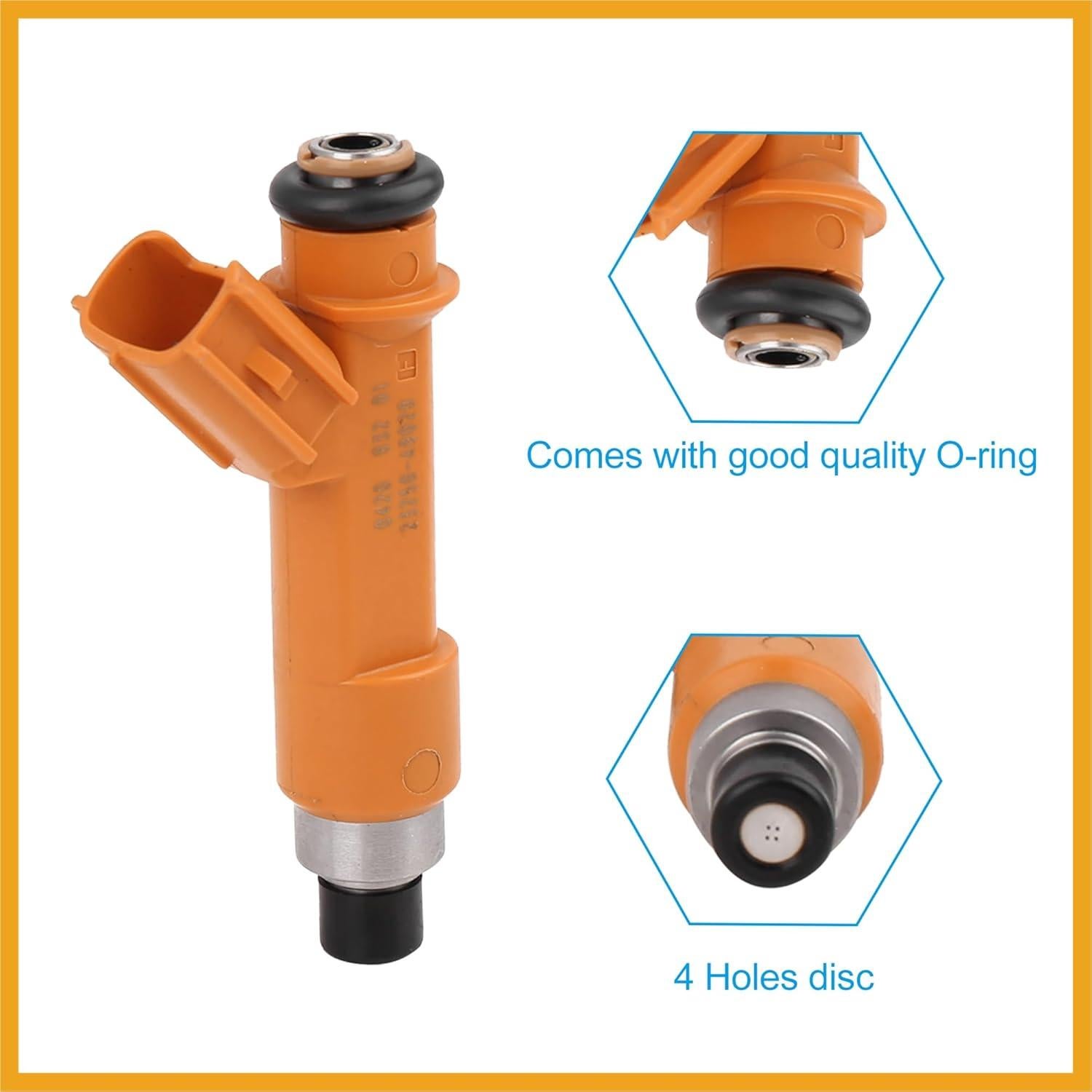 Inyector de Combustible Partuto para Toyota Aygo Yaris 1.0