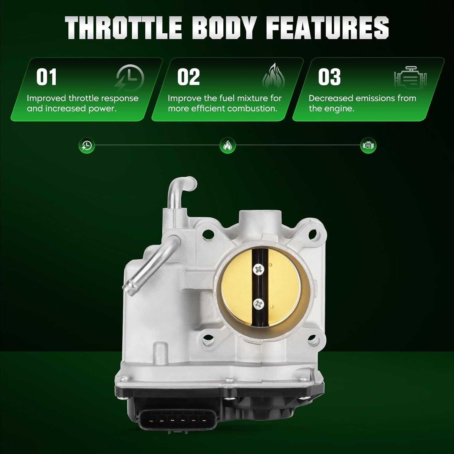 Cuerpo de Aceleración Electrónico ISEYEC para Toyota Yaris 1.5L 2006-2019