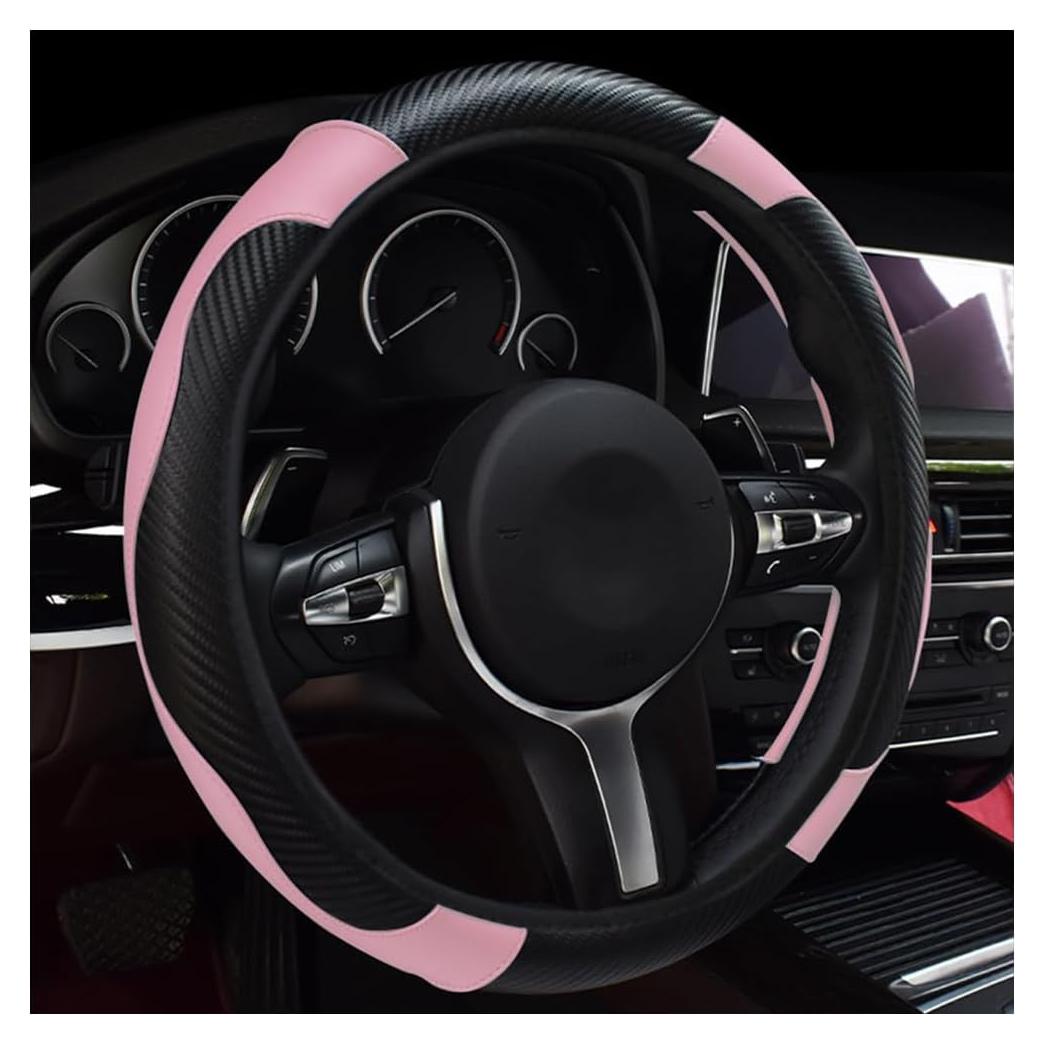 Funda de Volante de Coche Povtii 38 cm Cuero Antideslizante