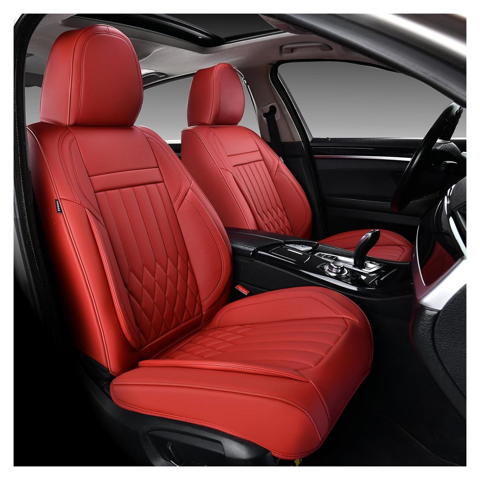 Funda de Asiento de Coche KEYOOG Universal Rojo 2 Asientos