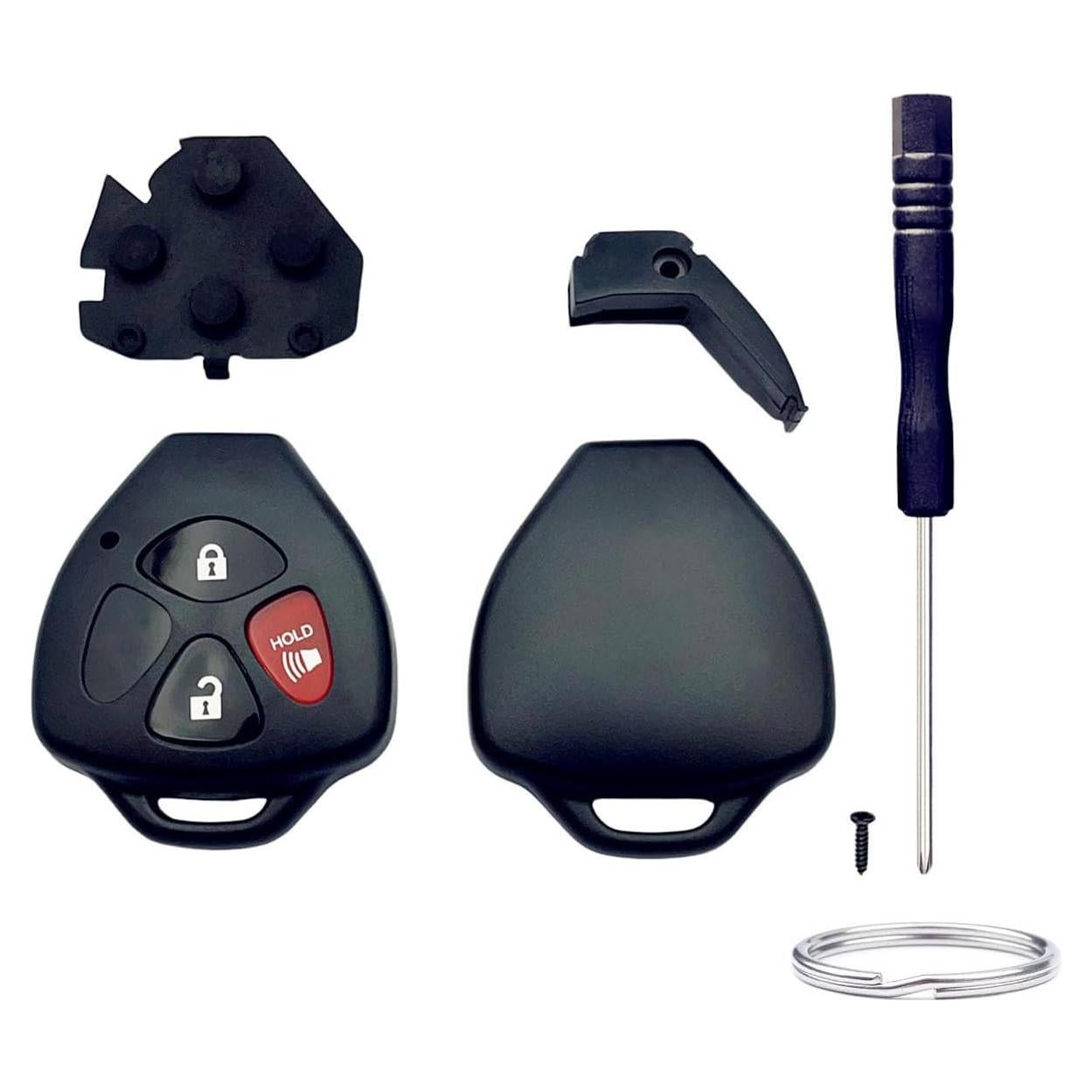 Carcasa de Llave Reemplazo Toyota 4Runner Matrix 3 Botones