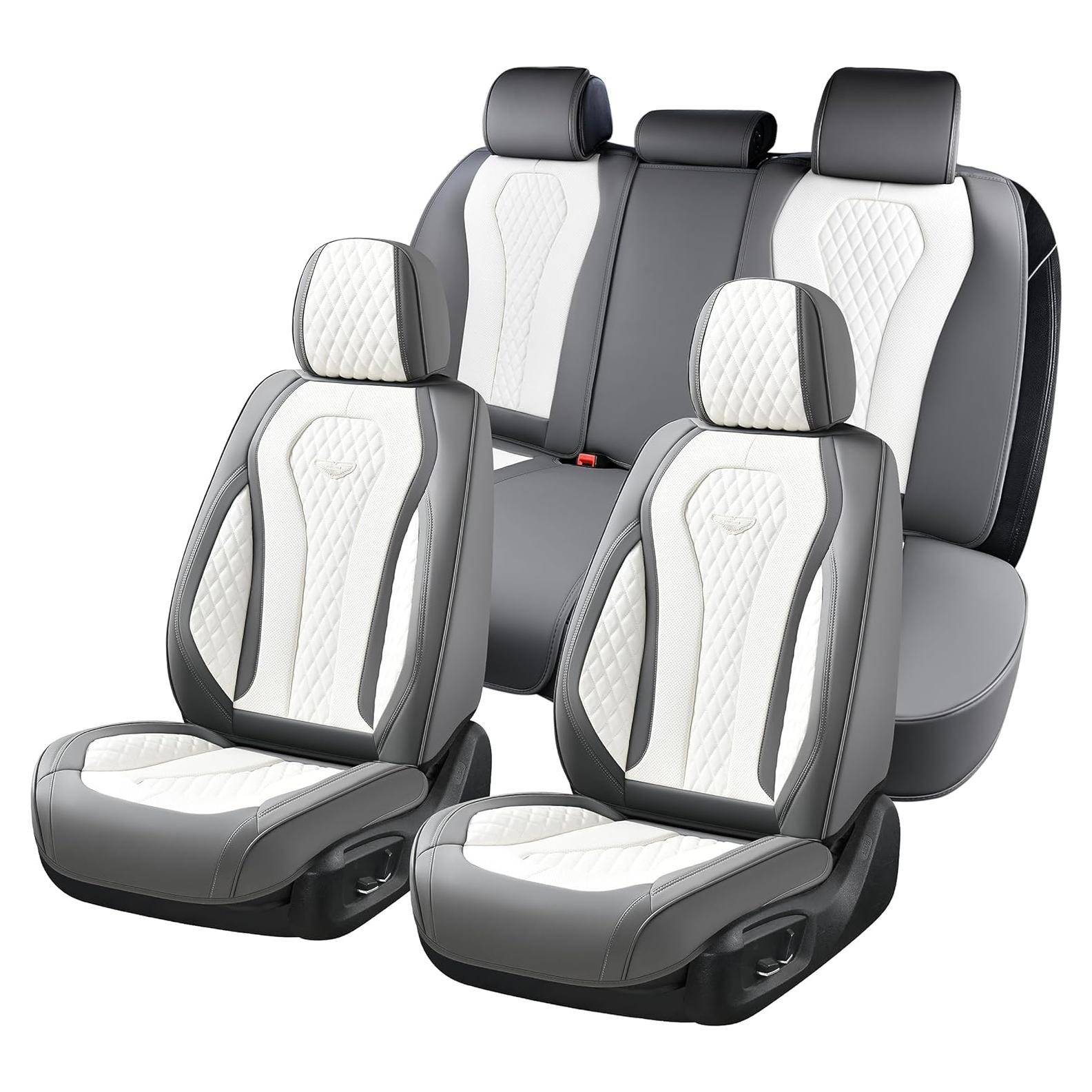 Cubiertas de Asientos Coverado SCU018 Juego Completo Blanco