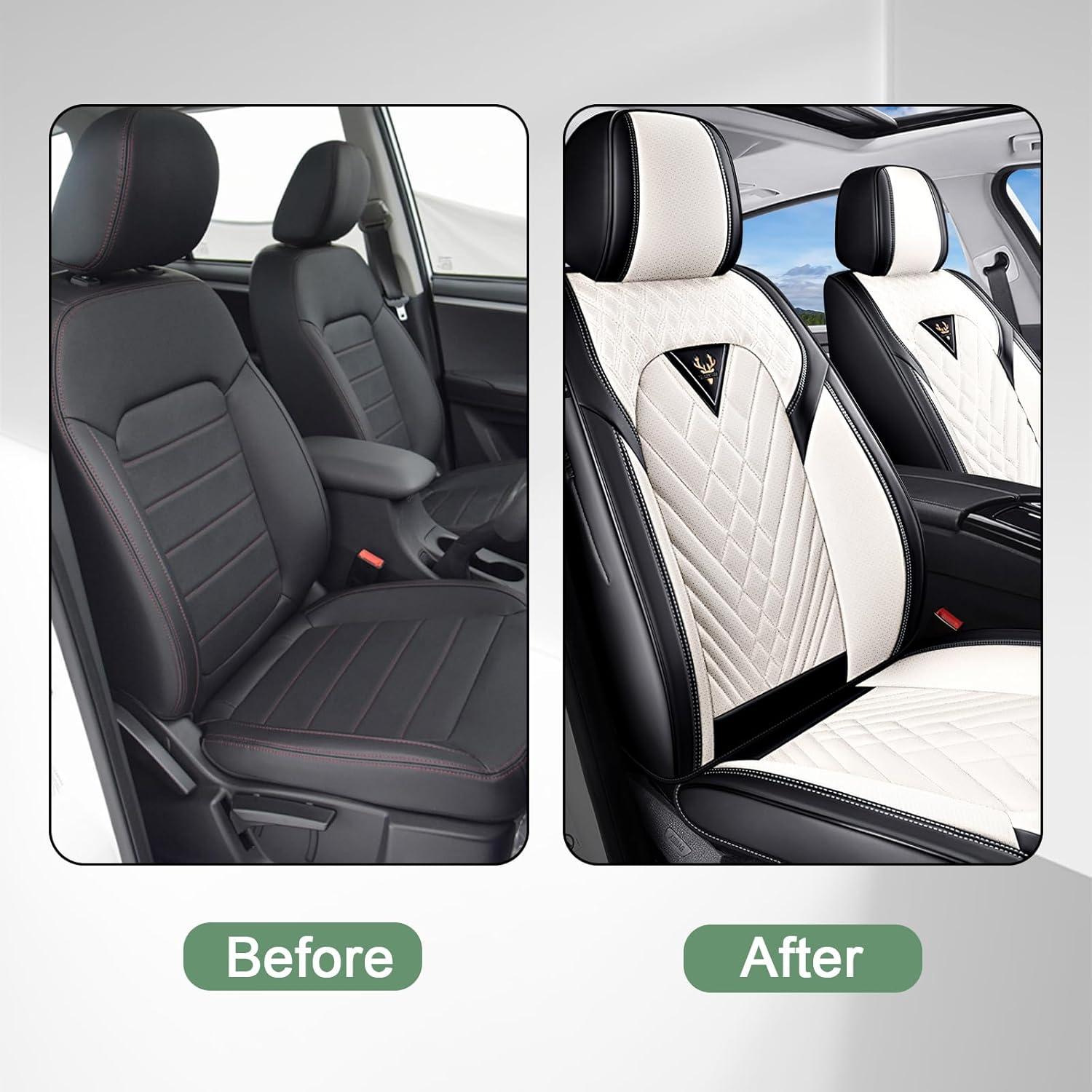 Fundas de Asiento Delantero BOJVAIGA para Toyota Yaris 2007-2020