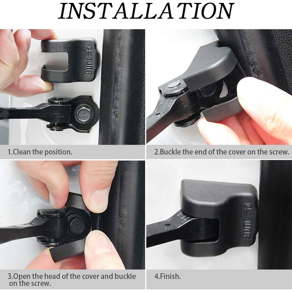 Cubiertas de Tornillos de Verificación de Puerta Toyota 1797 - 4 Pcs