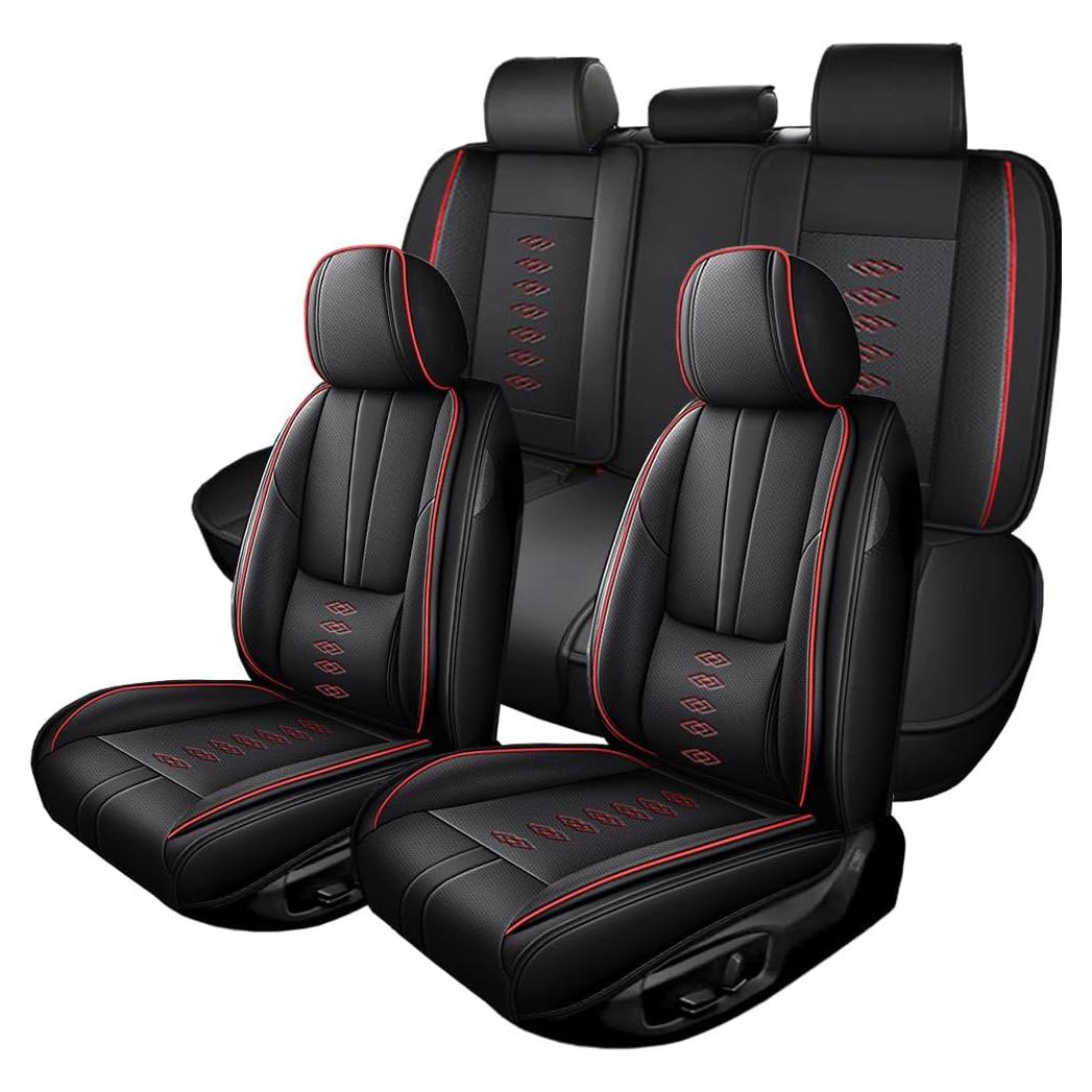 Fundas de Asiento Impermeables QUFEI para Toyota Yaris iA 2017-2018
