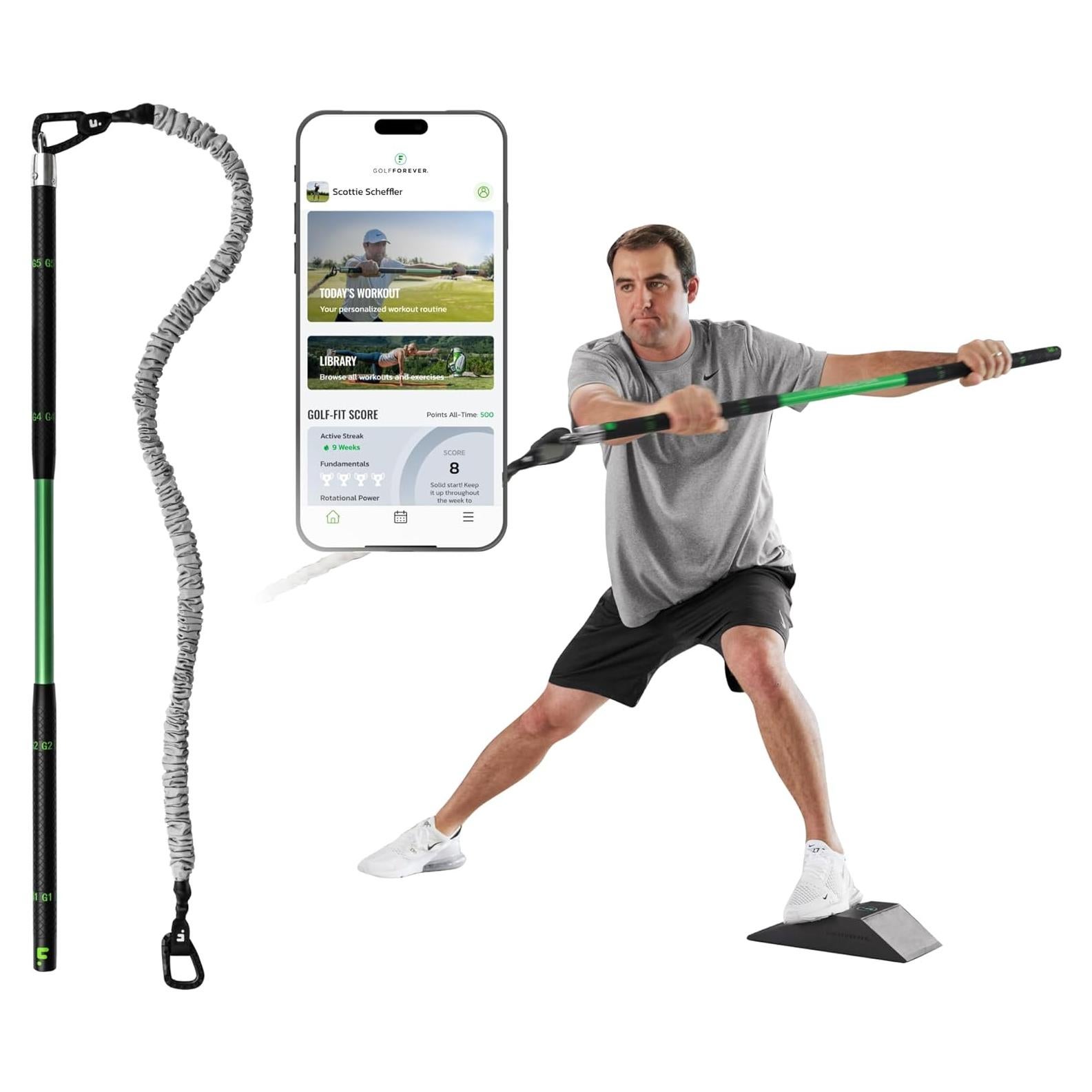 Swing Trainer Plus GolfForever - Entrenador de Fuerza y Flexibilidad