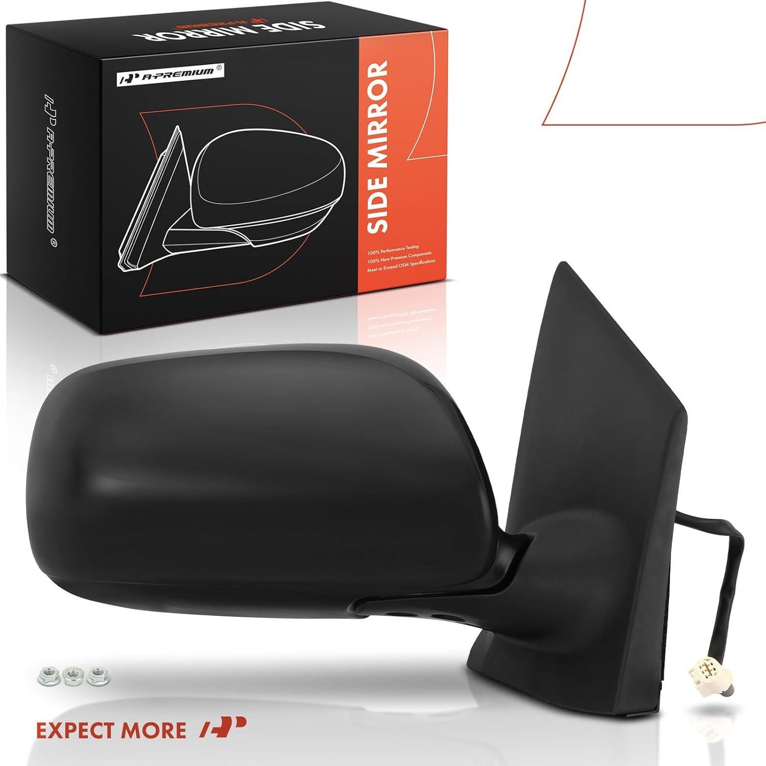 Espejo Retrovisor Eléctrico A-Premium Toyota Yaris 2007-2012