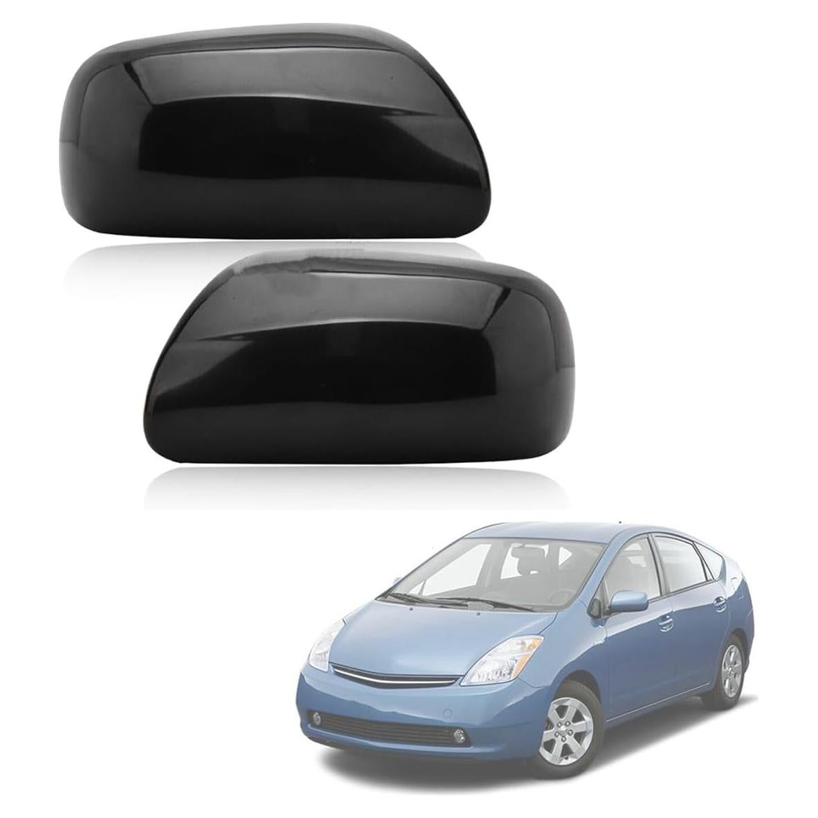 Cubierta Espejo Retrovisor Brillante Negra Thinyou Toyota Yaris Prius