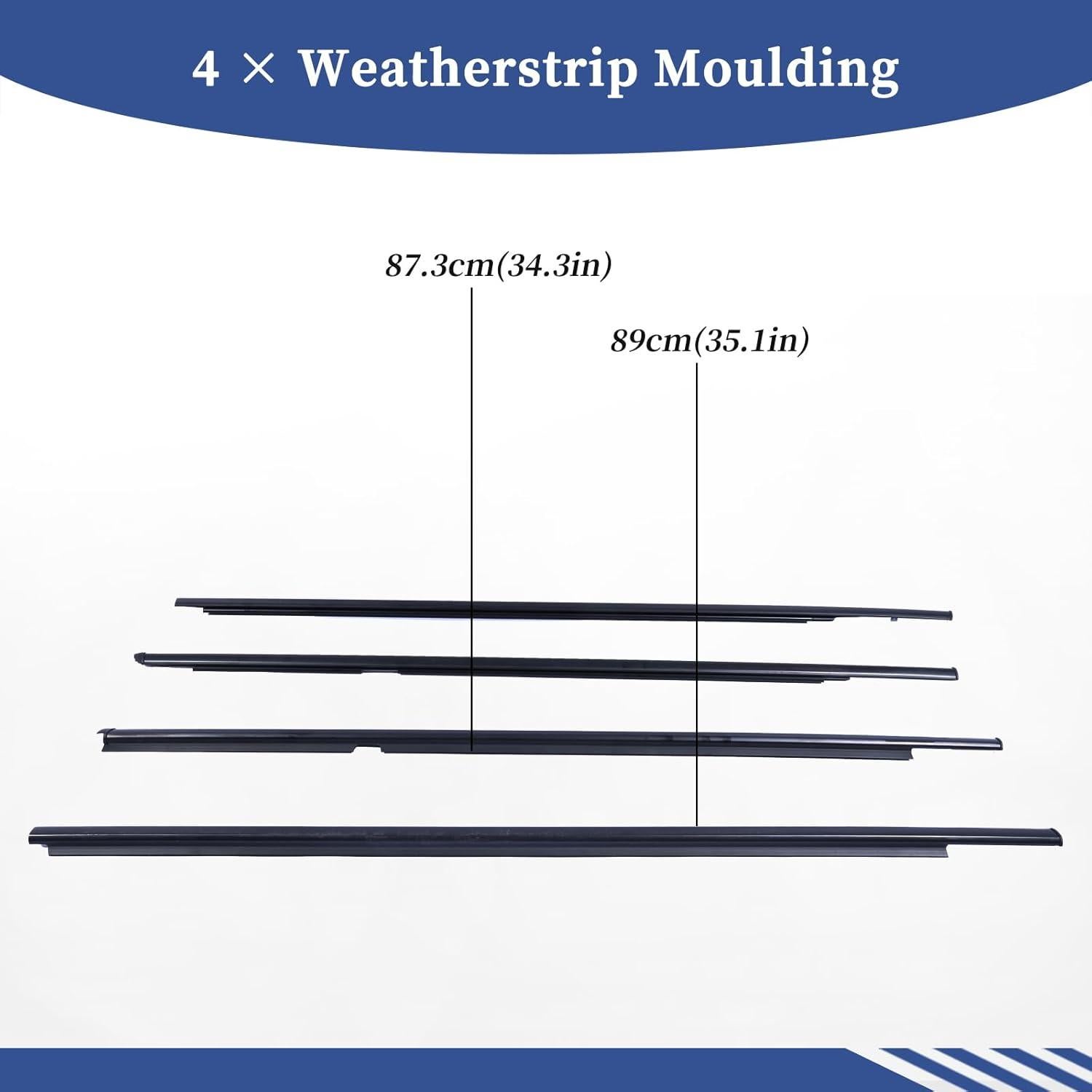 Moldura de Sellado de Ventana Getfarway para Toyota Yaris 2005-2011