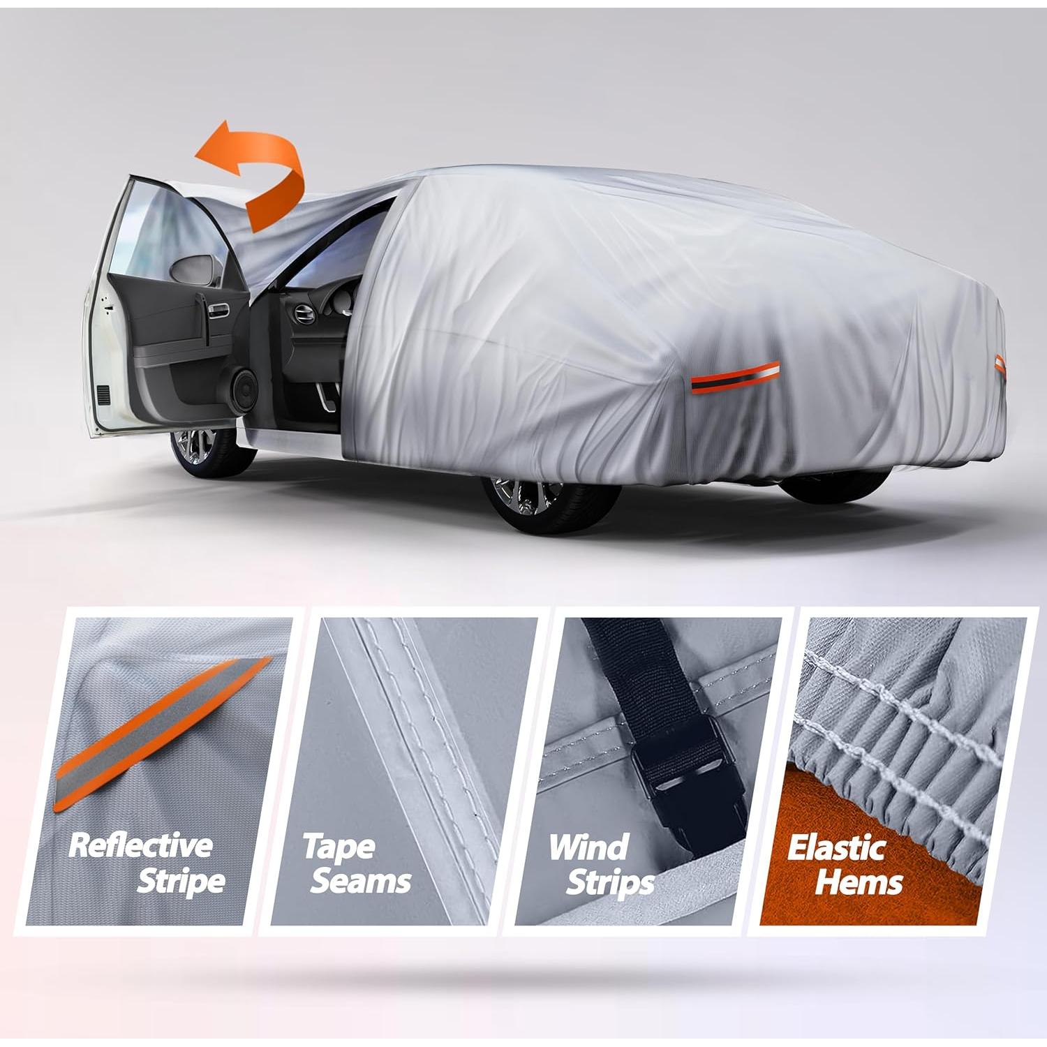 Funda de coche impermeable Autotech Park para Toyota Yaris 2006-2011