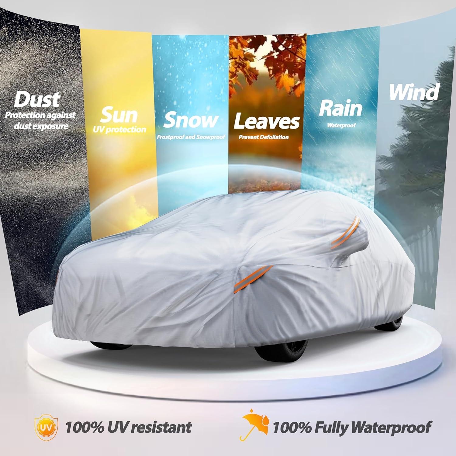 Funda de coche impermeable Autotech Park para Toyota Yaris 2006-2011