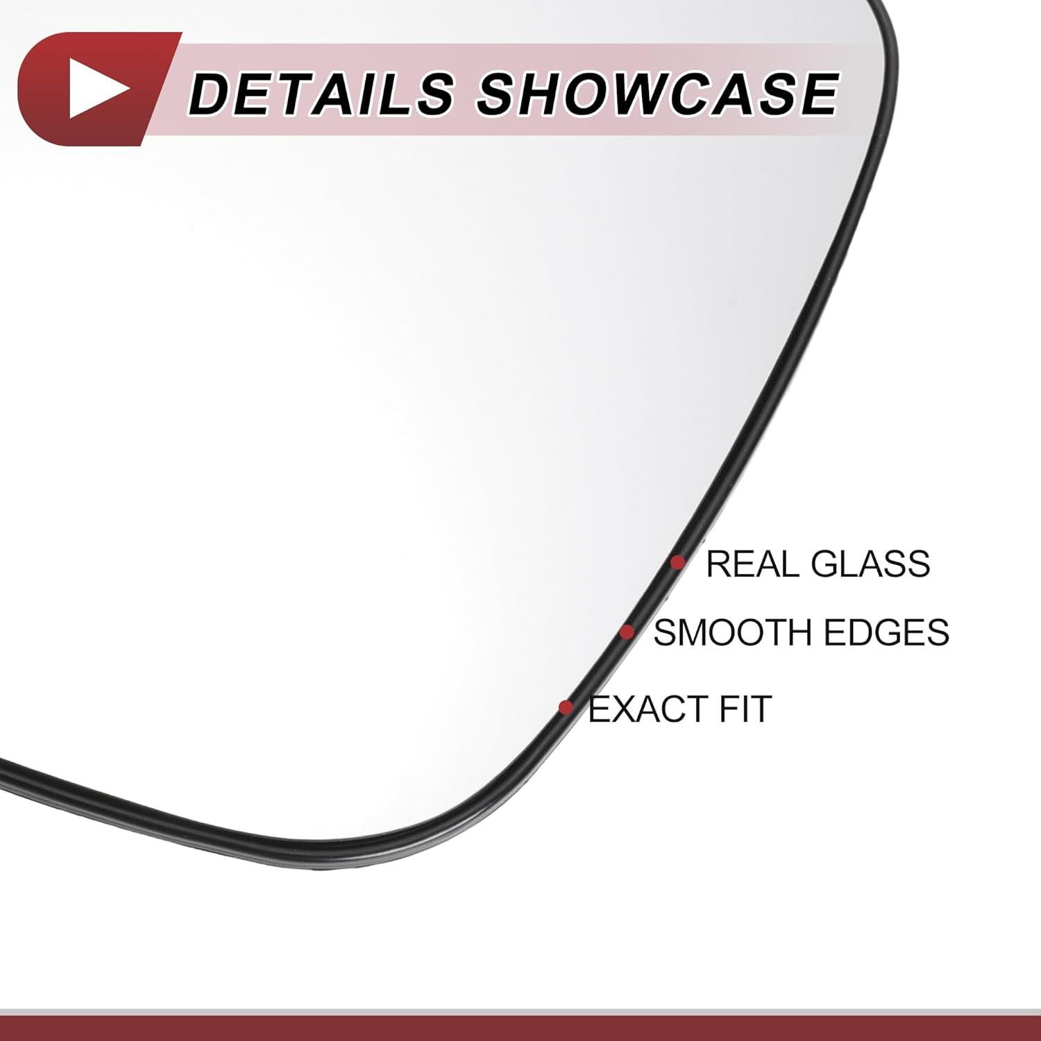 Cristal de Espejo Lado Izquierdo Toyota Yaris 2012-2017 HEROFFIX