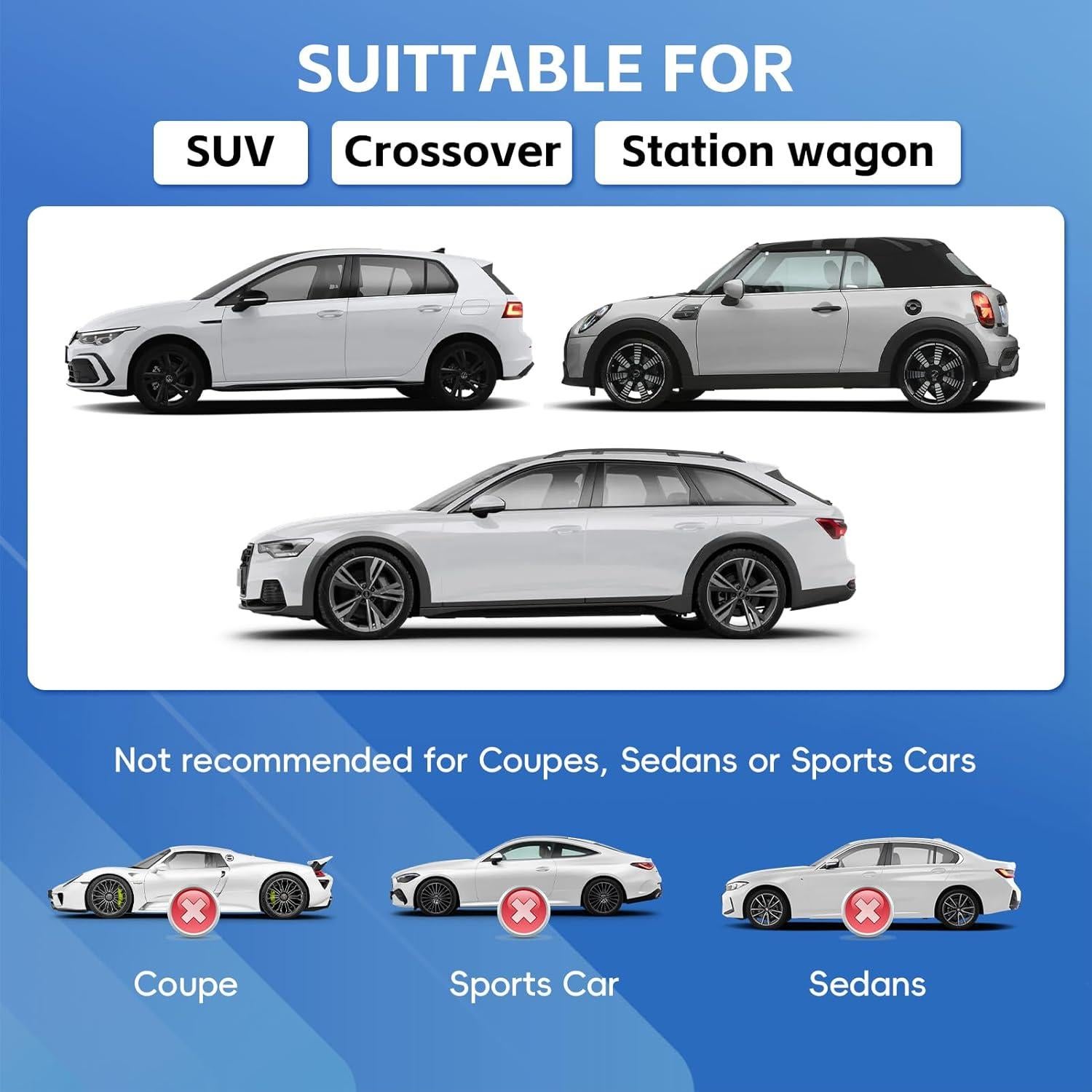 Funda de Coche Hatchback Molebt Impermeable Universal 414cm