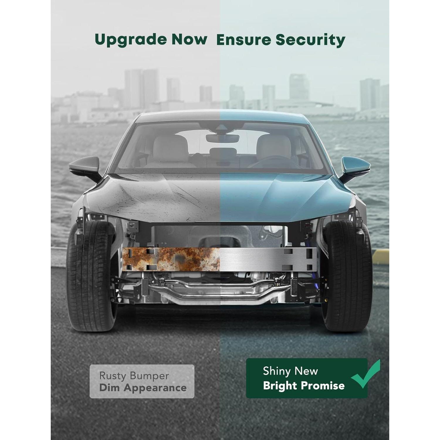 Refuerzo Parachoques Trasero YHTAUTO Toyota Yaris 2007-2018