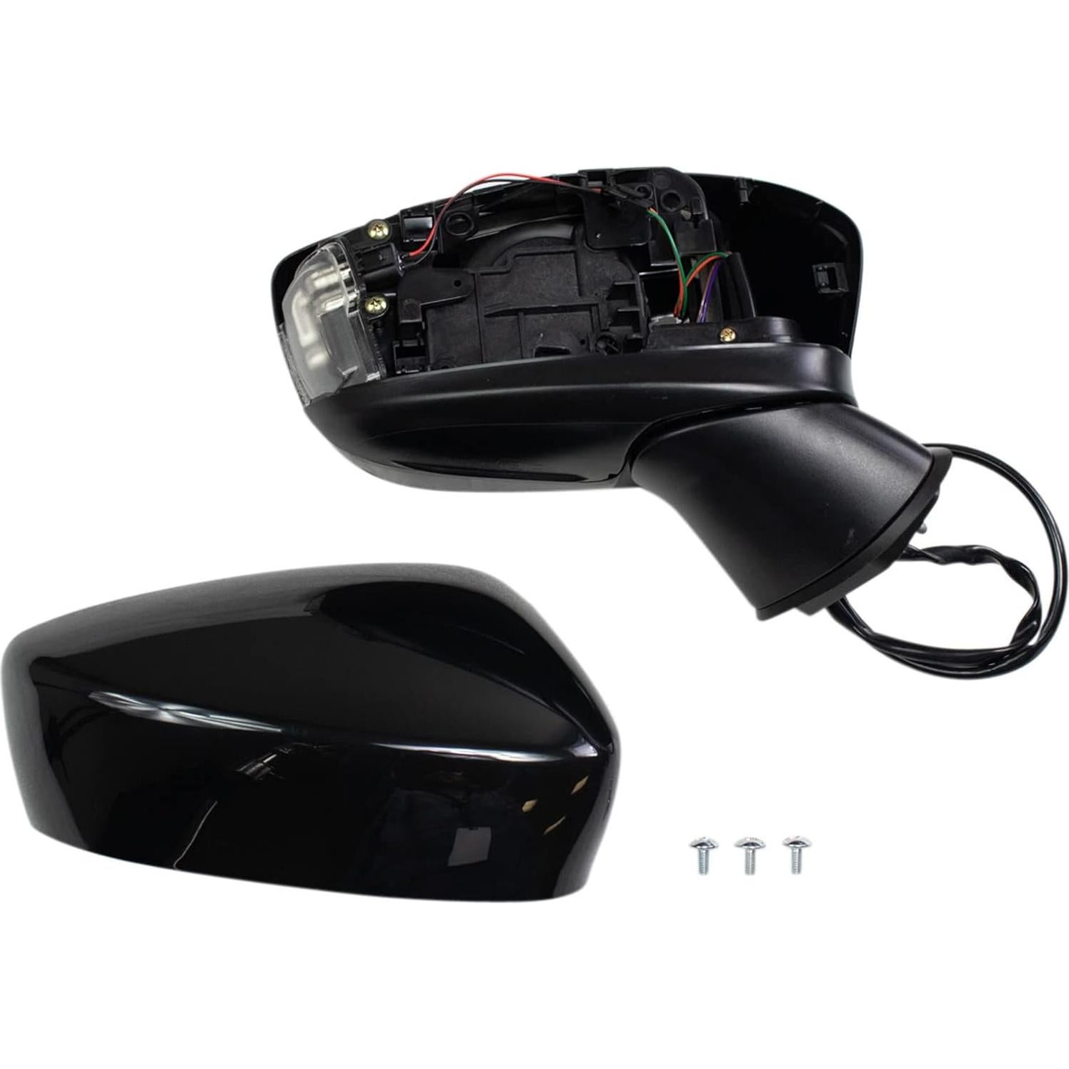 Espejo Eléctrico TRQ Lado Pasajero Toyota Yaris 2016-2018