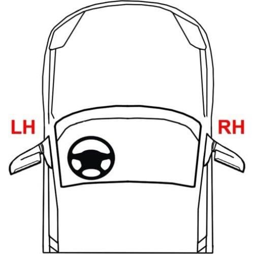 Espejo Manual Ajustable Kool Vue para Toyota Yaris 2012-2014