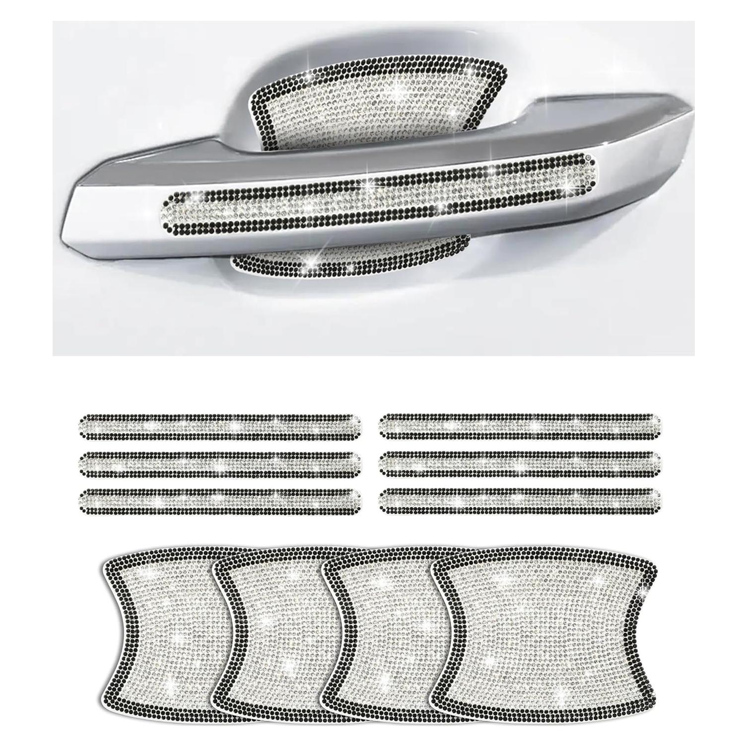 Protectores de Manija de Puerta de Auto UBOG 10 Piezas Rhinestone