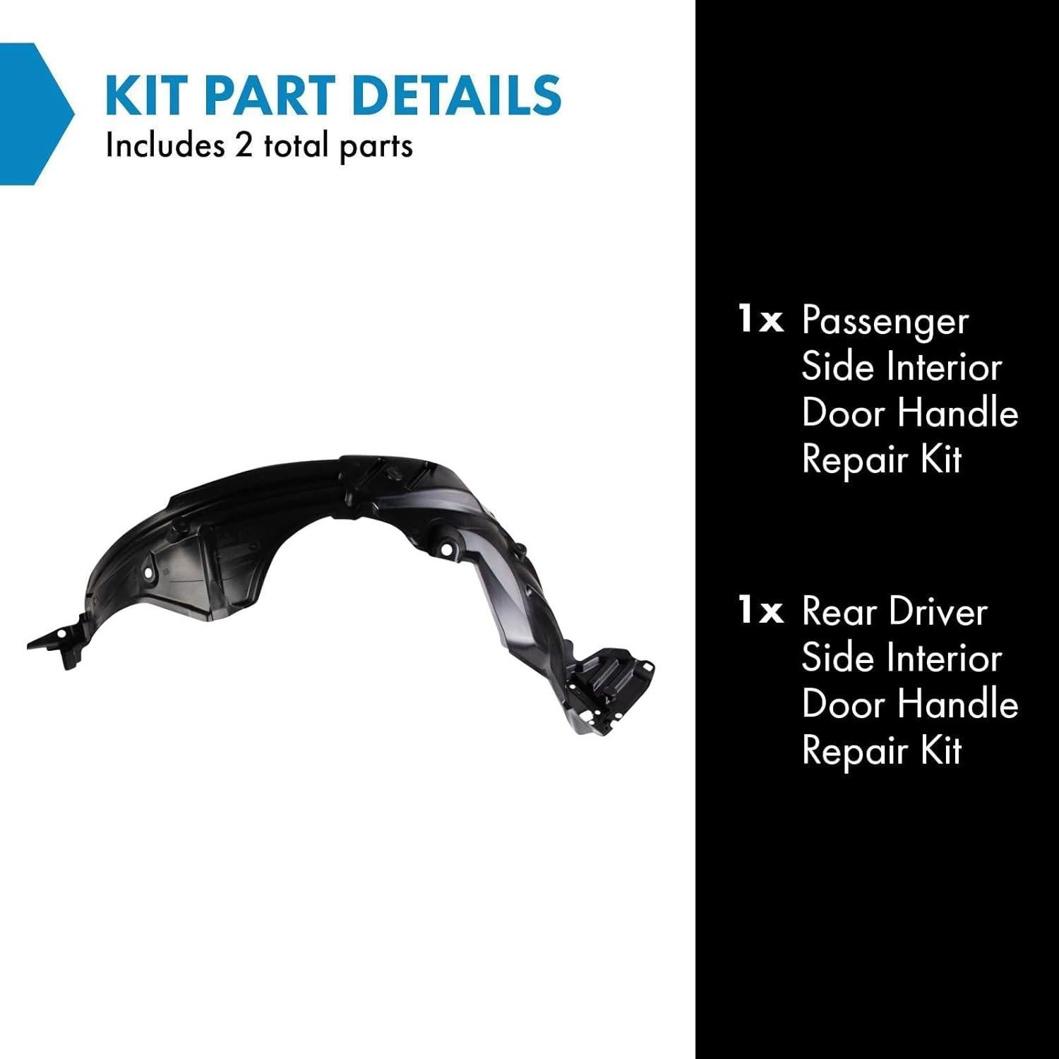 Guardabarros Interior Izquierdo TRQ para Toyota Yaris 2018