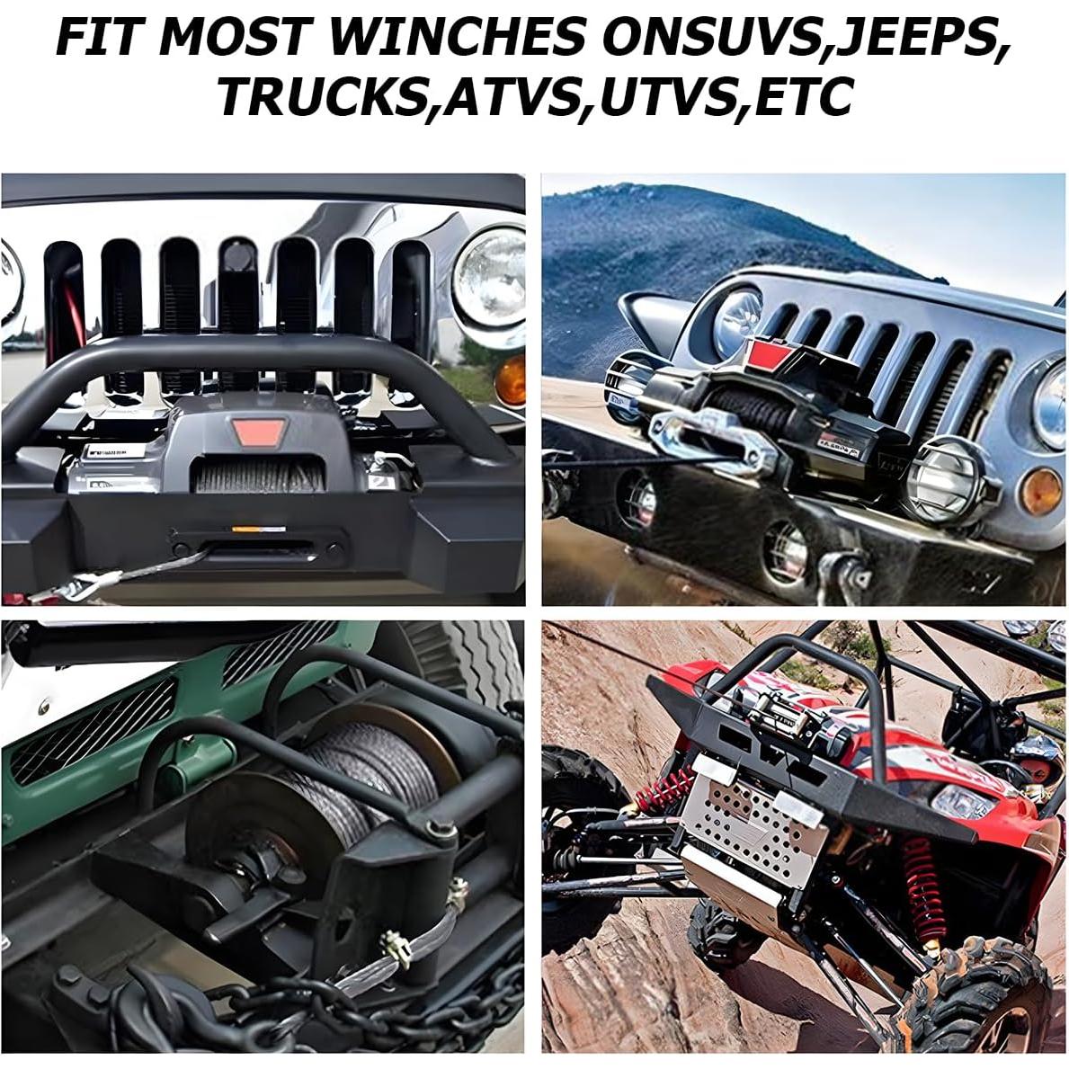 Cuerda Sintética para Winch KHGUZ 15m 10000LBS Naranja