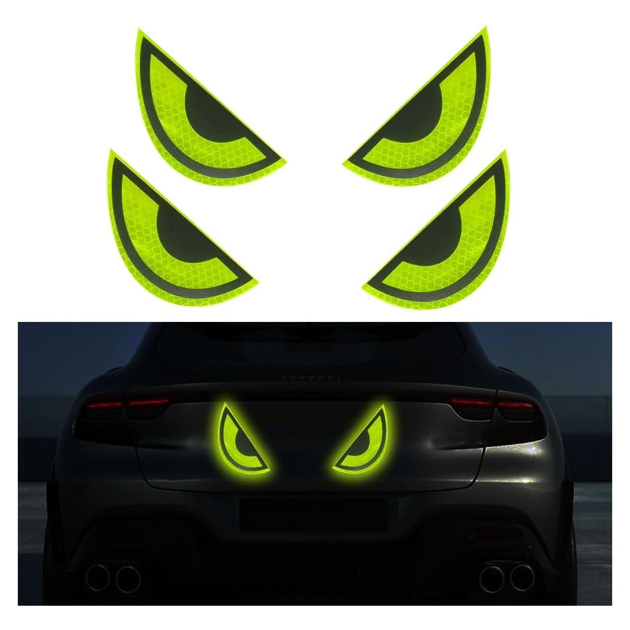 Calcomanías Reflectantes LAINLOY Ojos Agudos 2 Pares