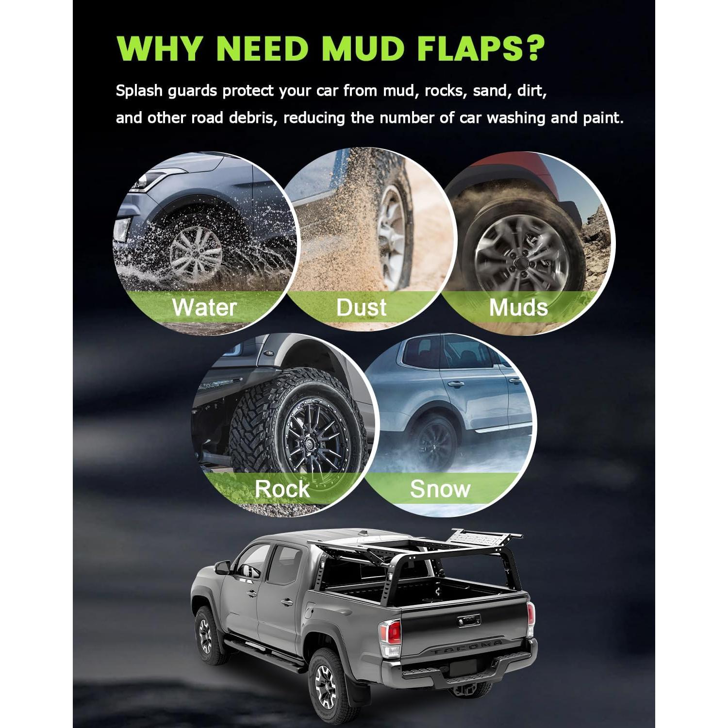 Guardabarros Universales SCITOO para Toyota Yaris 2007-2013