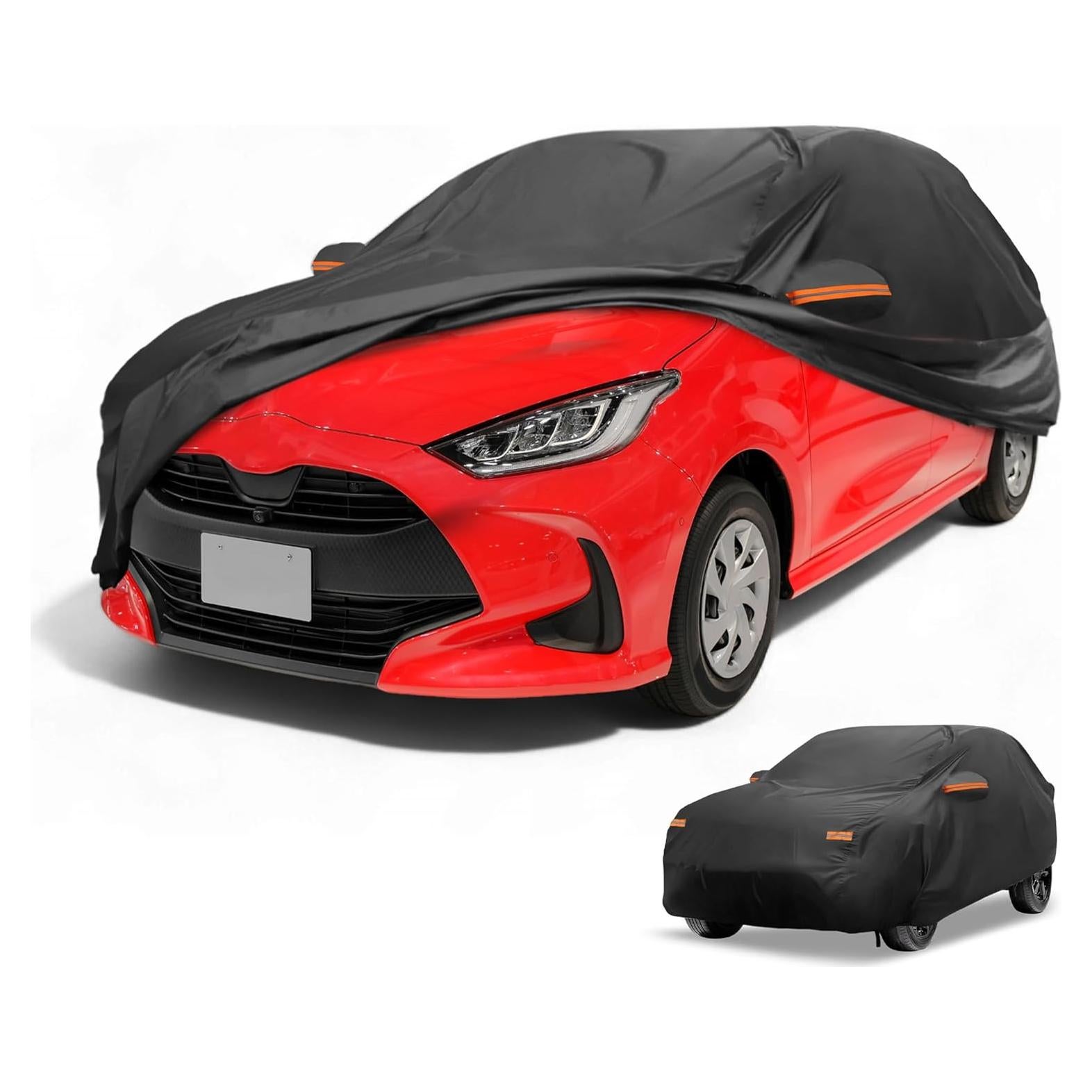 Funda Impermeable para Coche Toyota Yaris 210D Negra