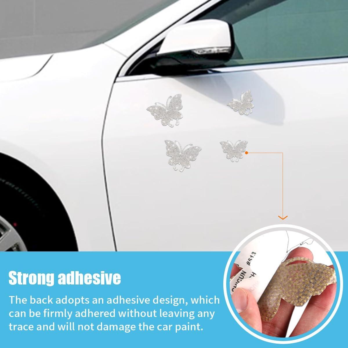 Calcomanías de Mariposa Brillante GLSOWEE 8 Piezas 5-7 cm