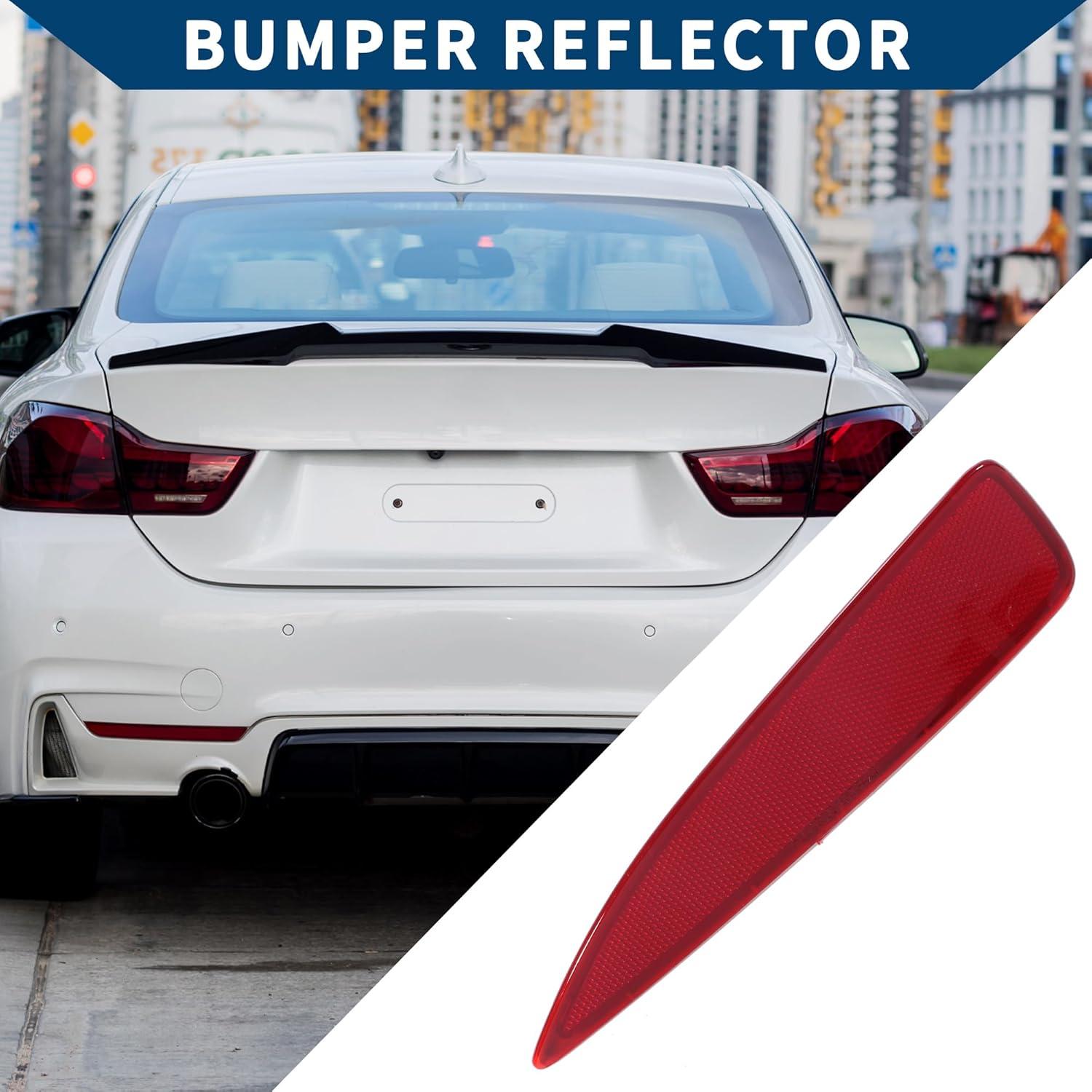 Reflector Parachoques Hihaha Toyota Yaris 2012-2014 Rojo