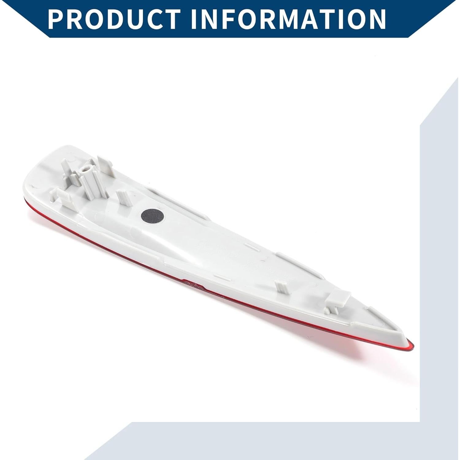 Reflector Parachoques Hihaha Toyota Yaris 2012-2014 Rojo