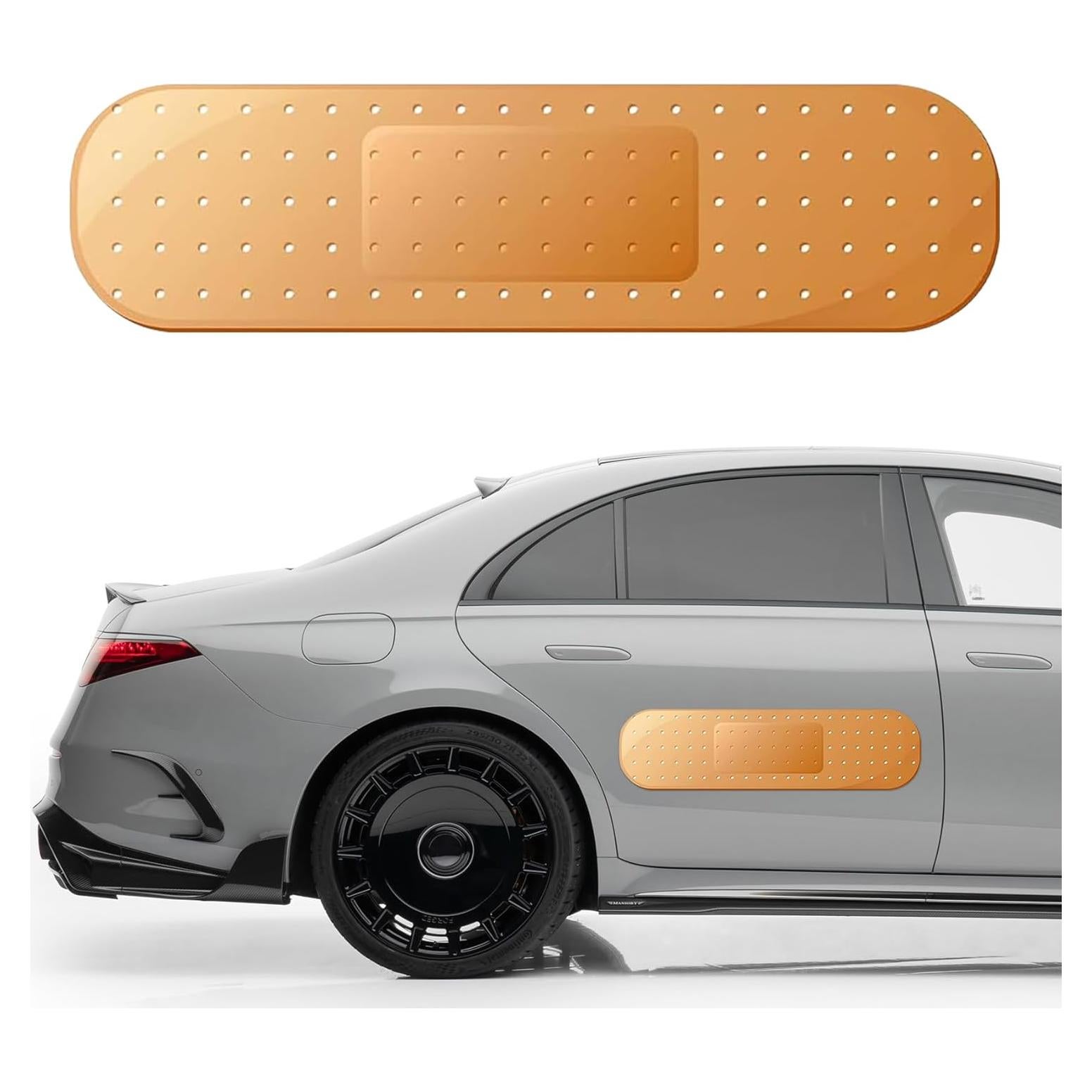 Calcomanías Bandaid para Coche RGOAANC Amarillo 2 Piezas