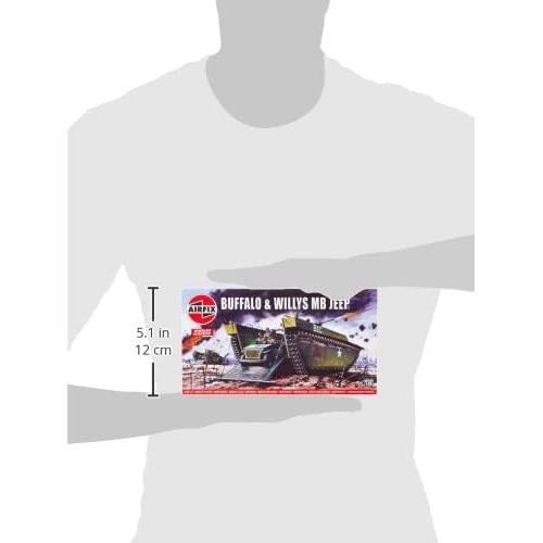 Airfix Modelo Jeep Buffalo Willys MB 1:76 para armar