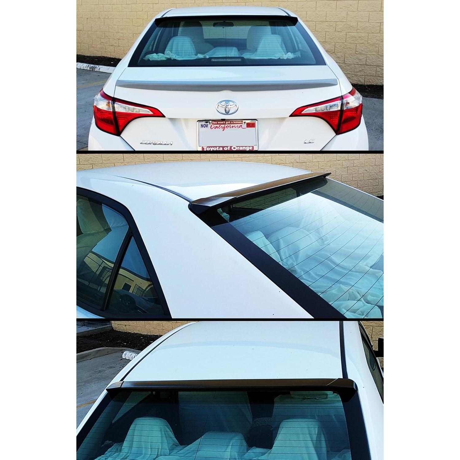 Spoiler Techo Trasero JDM Cuztom Tuning Toyota Corolla 2014-2019