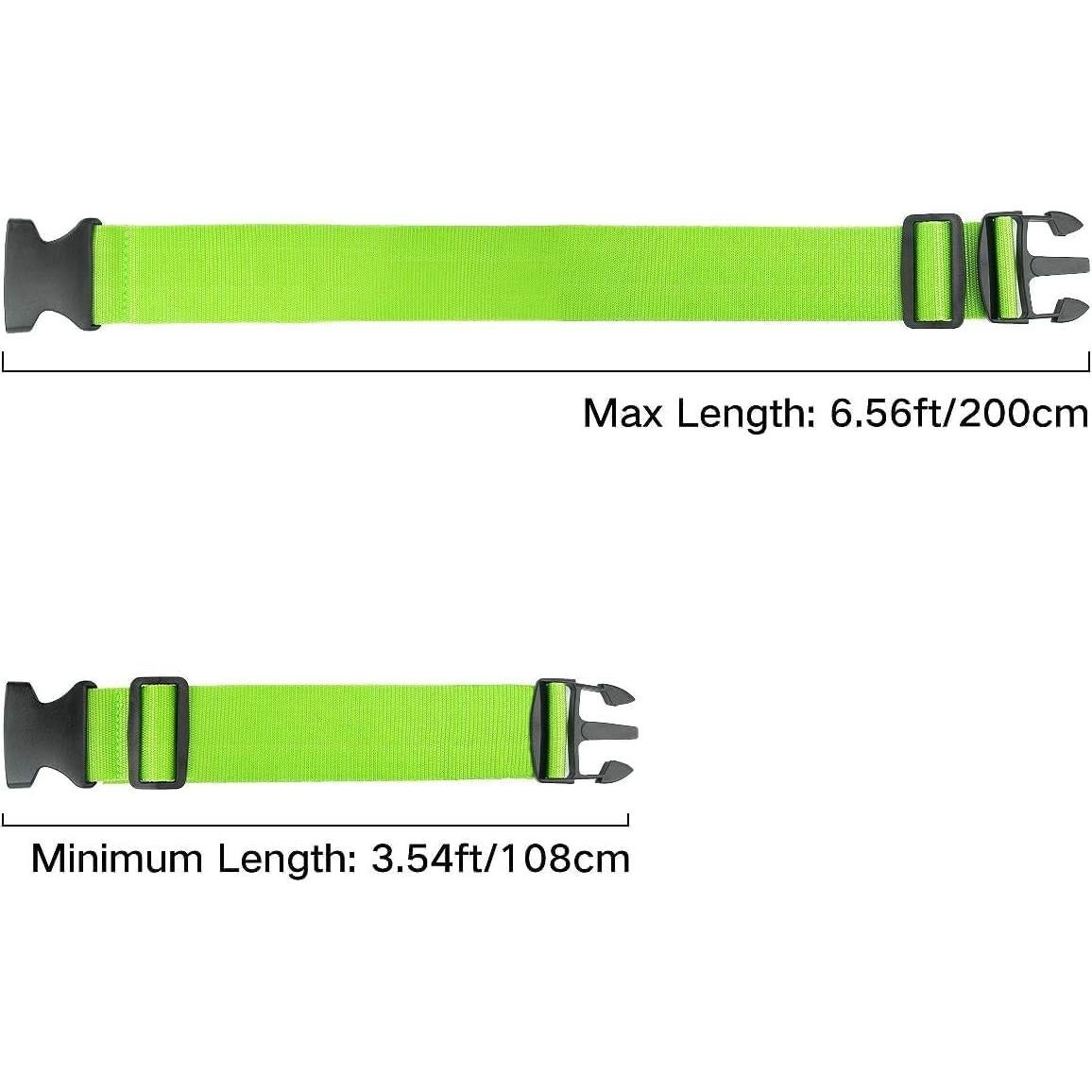 Correas de Equipaje Luxebell 4 Piezas 1.20-2.00m Alta Resistencia