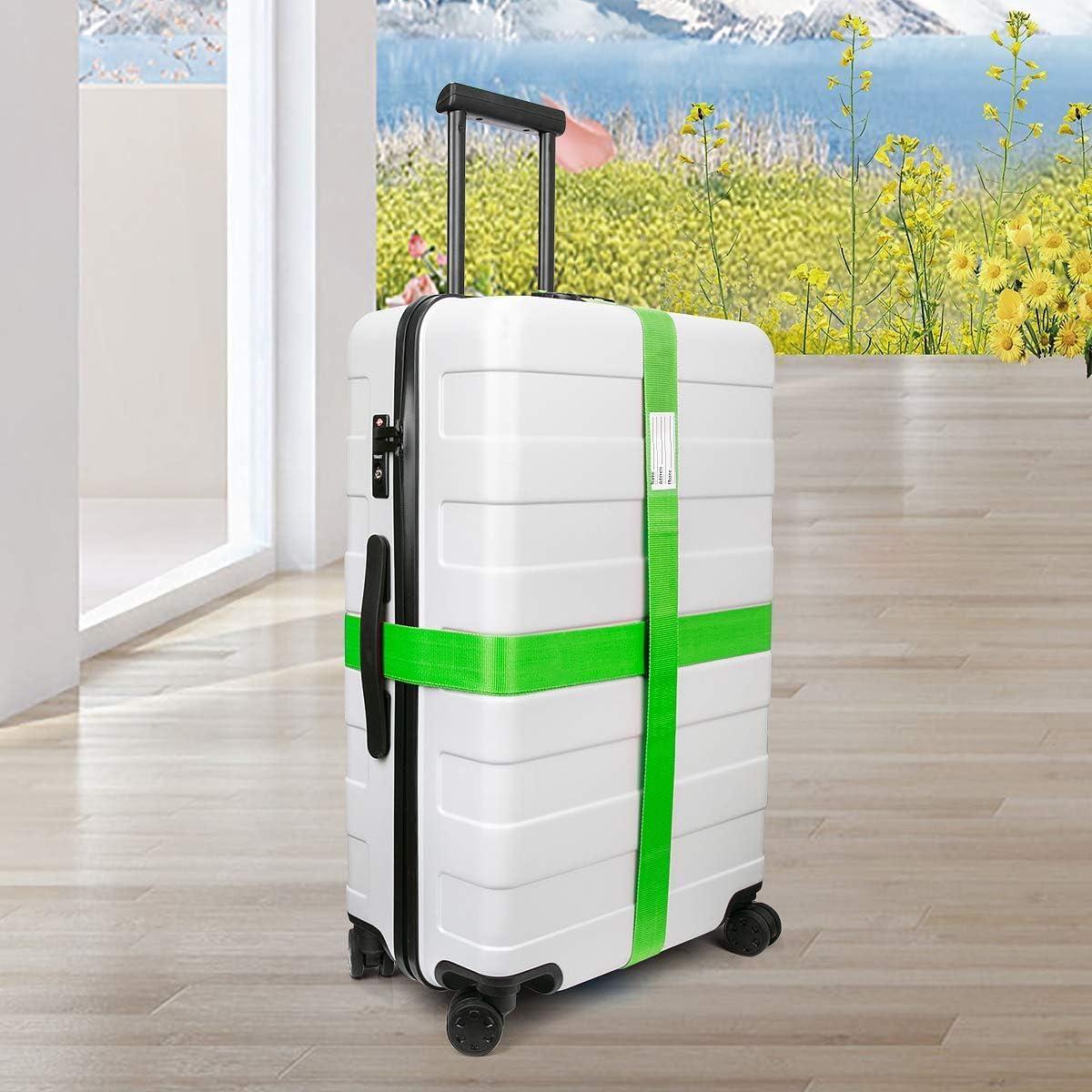 Correas de Equipaje Luxebell 4 Piezas 1.20-2.00m Alta Resistencia