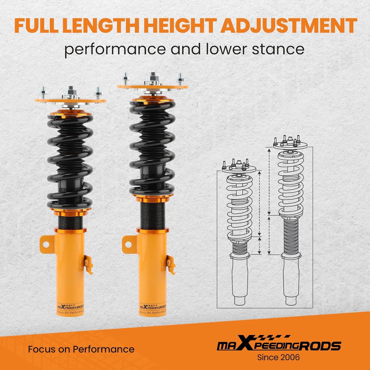 Coilovers maXpeedingrods para Toyota Corolla 2009-2019, Ajustables
