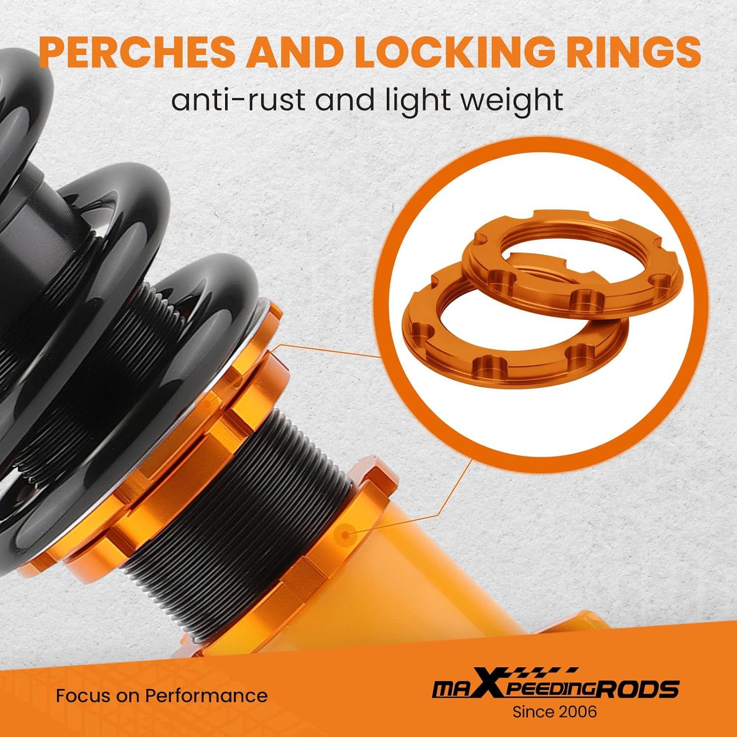 Coilovers maXpeedingrods para Toyota Corolla 2009-2019, Ajustables