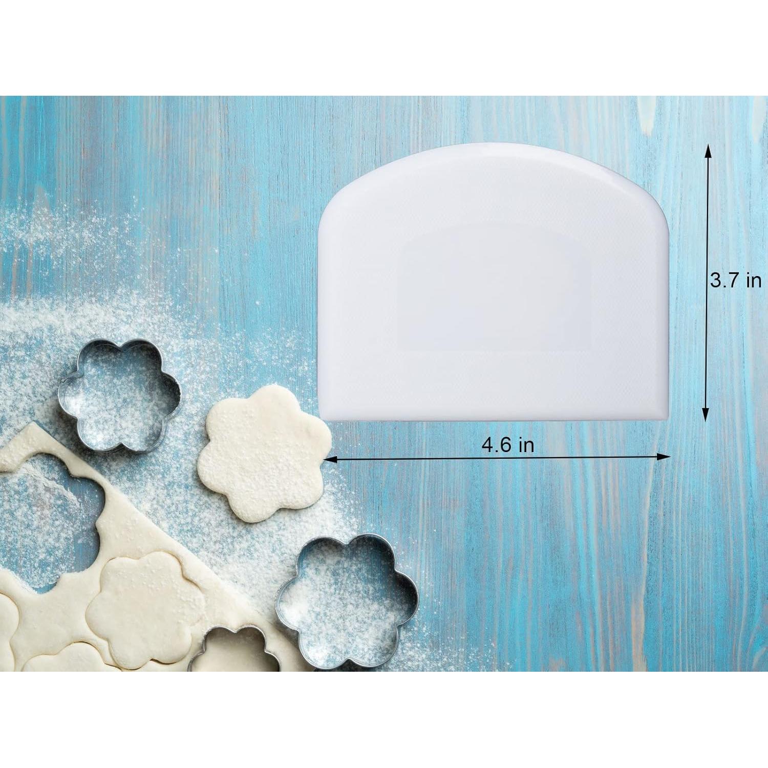 Conjunto de Raspadores de Cocina Jzszera 5 Piezas Plástico Flexible