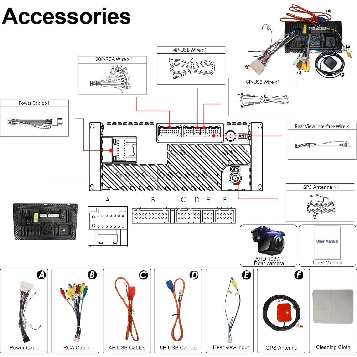 Estéreo de Coche Nunoo para Toyota Corolla 2009-2013 9"