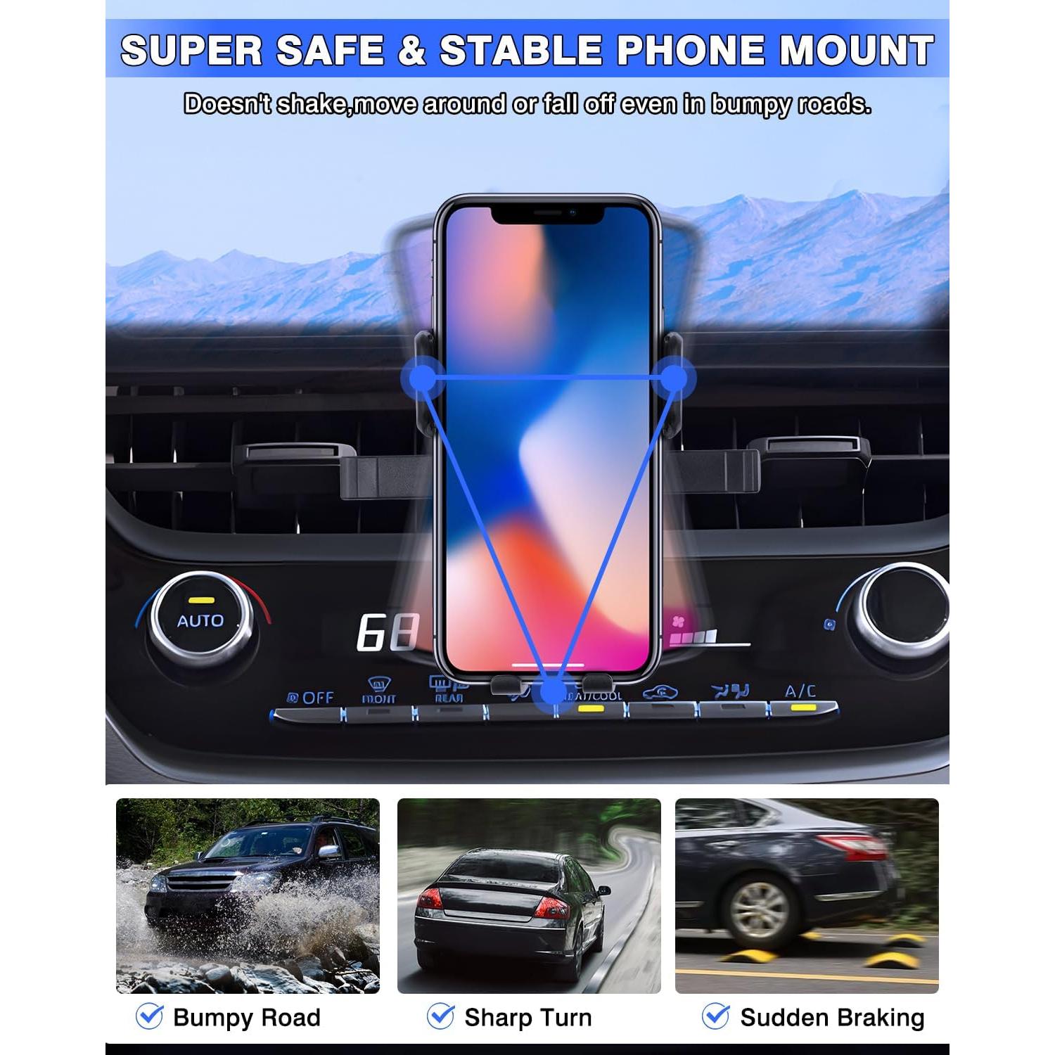 Soporte para Teléfono de Coche Karltys para Toyota Corolla 2020-2025