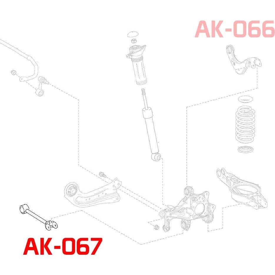 Brazos Superiores Ajustables Godspeed AK-067-F para Toyota Corolla 2019-23