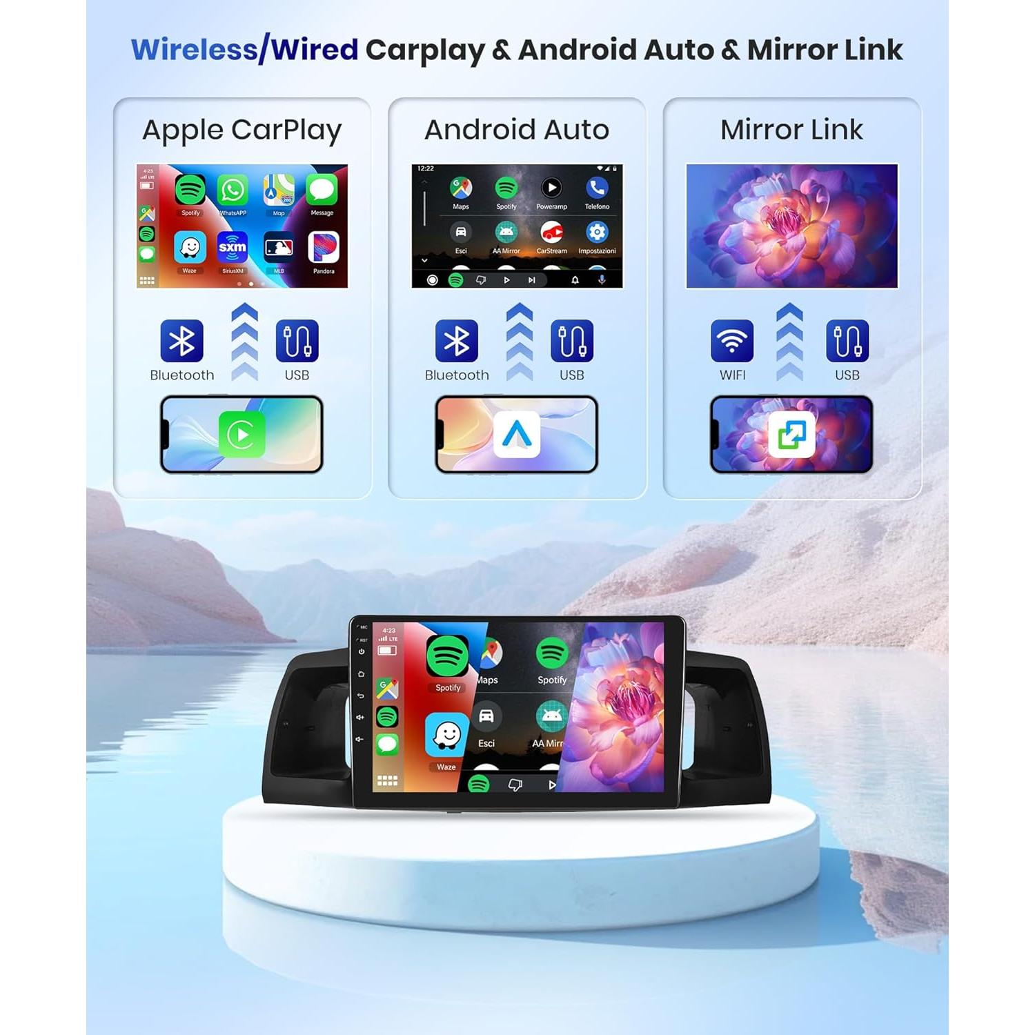 Estéreo de Coche METEESER para Toyota Corolla 2007-2012 9"