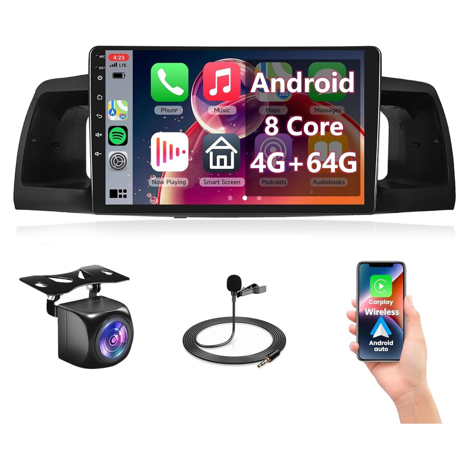 Estéreo de Coche Rimoody 8Core 4G+64G para Toyota Corolla 2007-2012