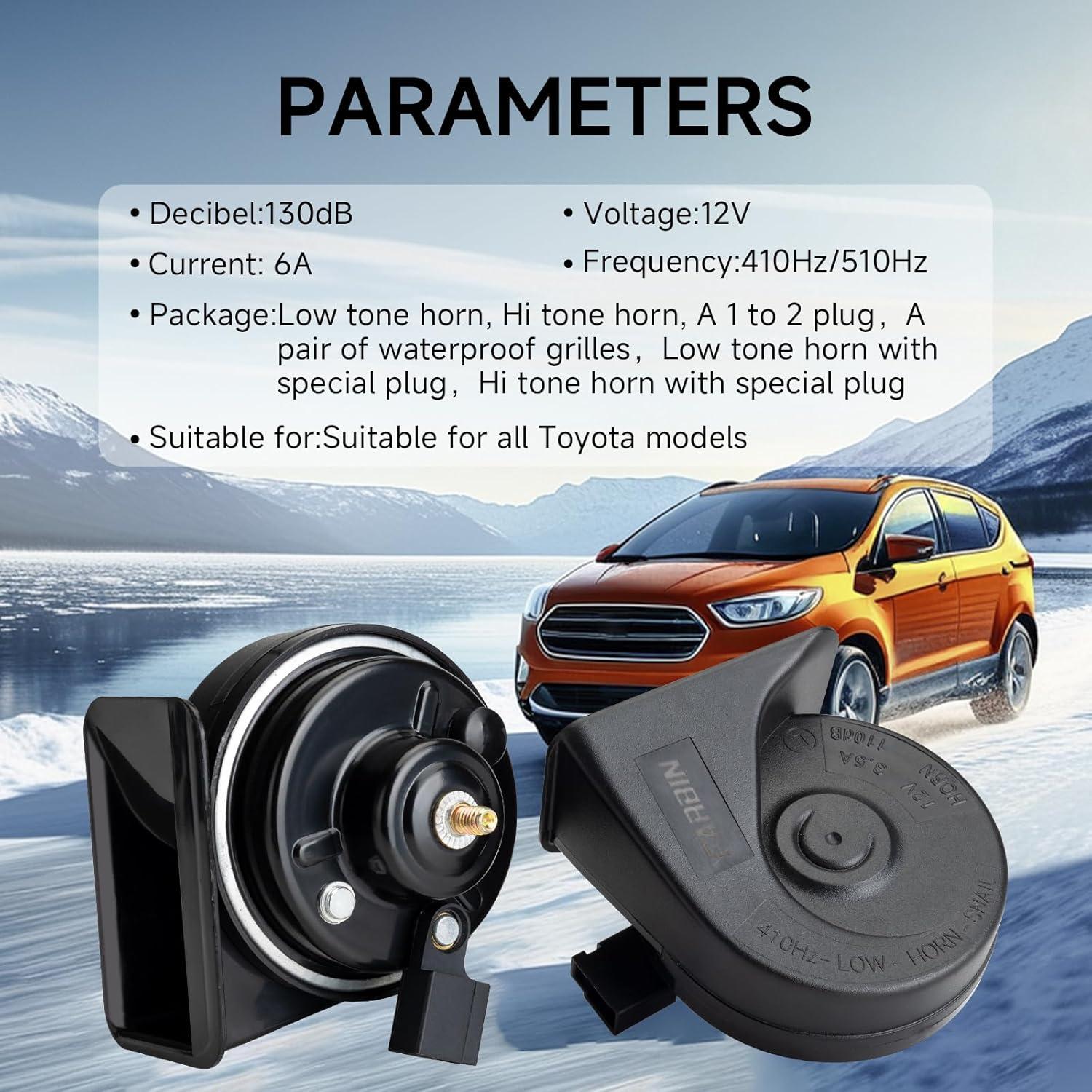 Claxon FARBIN 12V para Toyota/Lexus/Subaru Impermeable